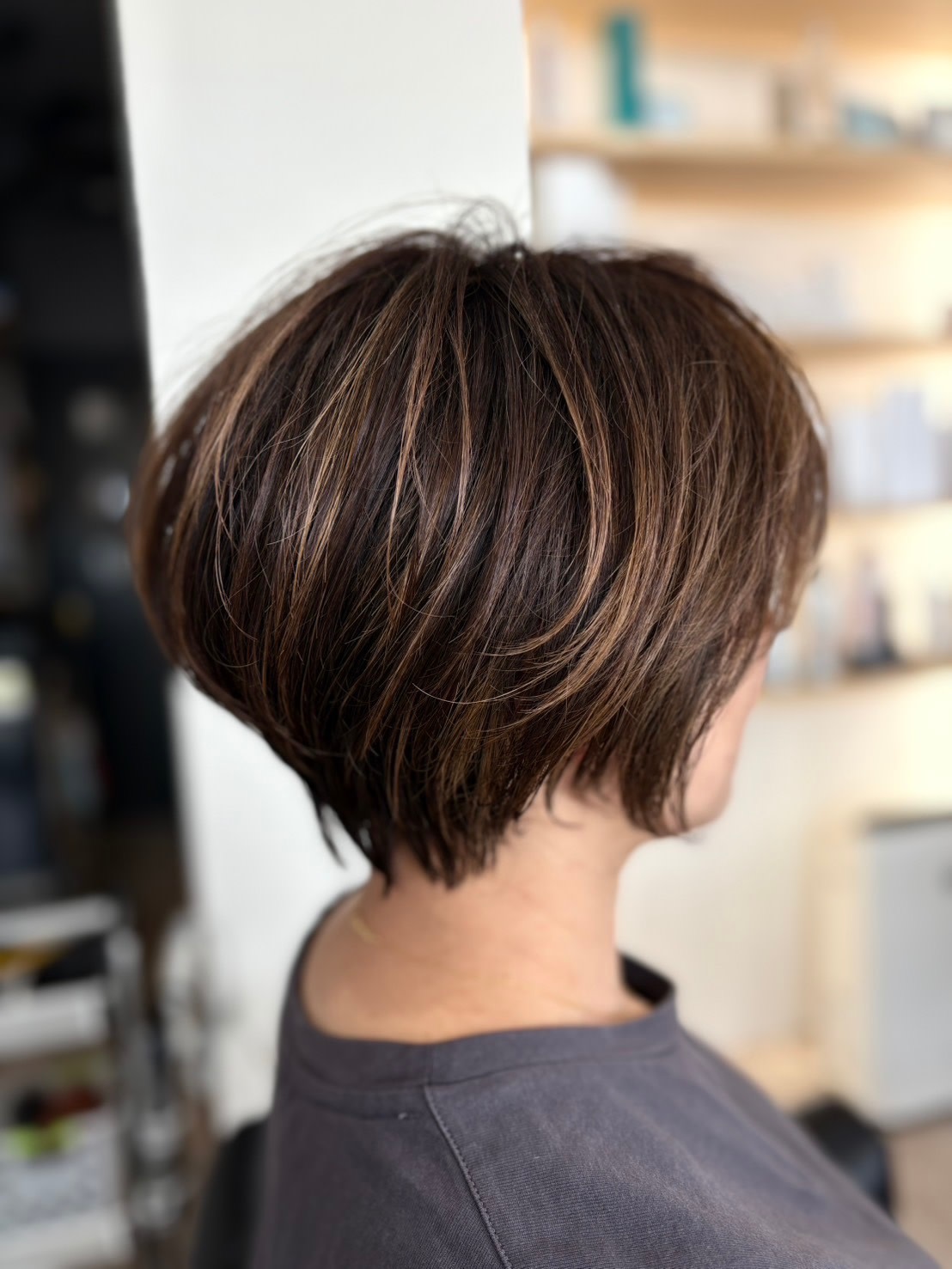 hair&relax soi【ヘアーアンドリラックス ソア】のスタイル紹介。hair&relax soi×白髪染めハイライト