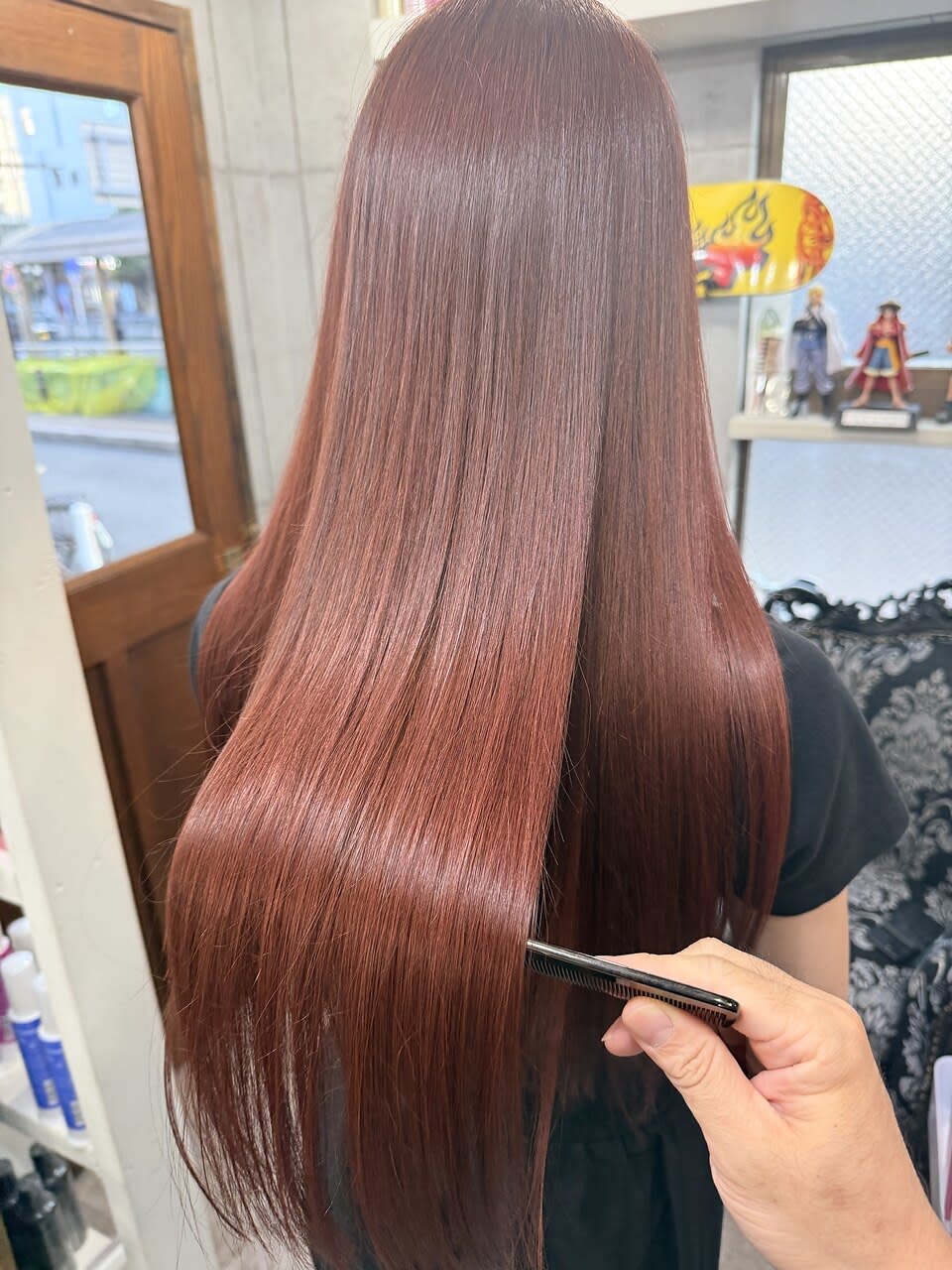 LAGUZ 茅ヶ崎 髪質改善 ヘアアレンジ【ラグズ チガサキ カミシツカイゼン ヘアアレンジ】のスタイル紹介。バーミリオンオレンジ 【茅ヶ崎髪質改善】