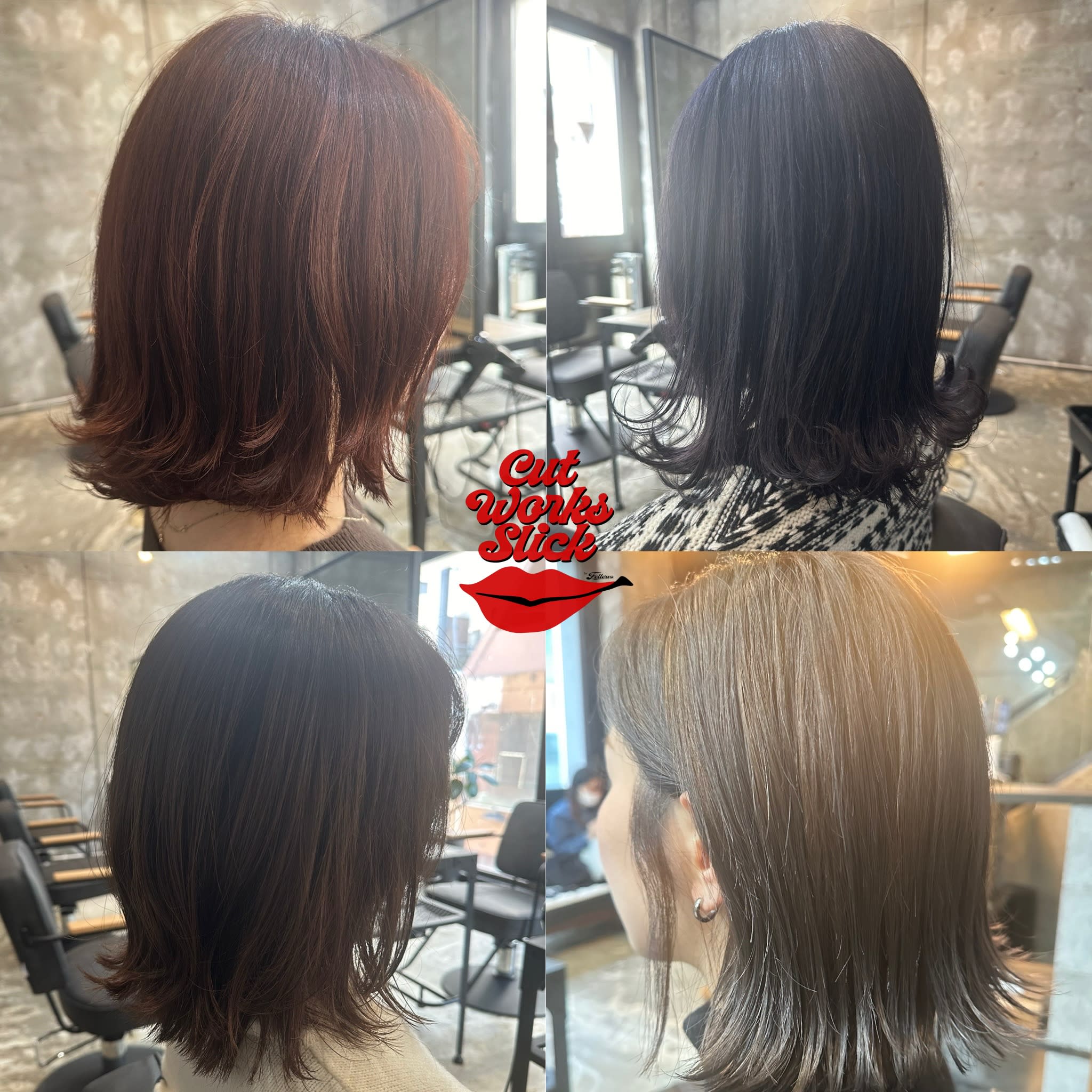 CUT WORKS SLICK by fellows【スリック バイ フェローズ】【カットワークス スリック バイ フェローズ】のスタイル紹介。CUT WORKS SLICK by fellows