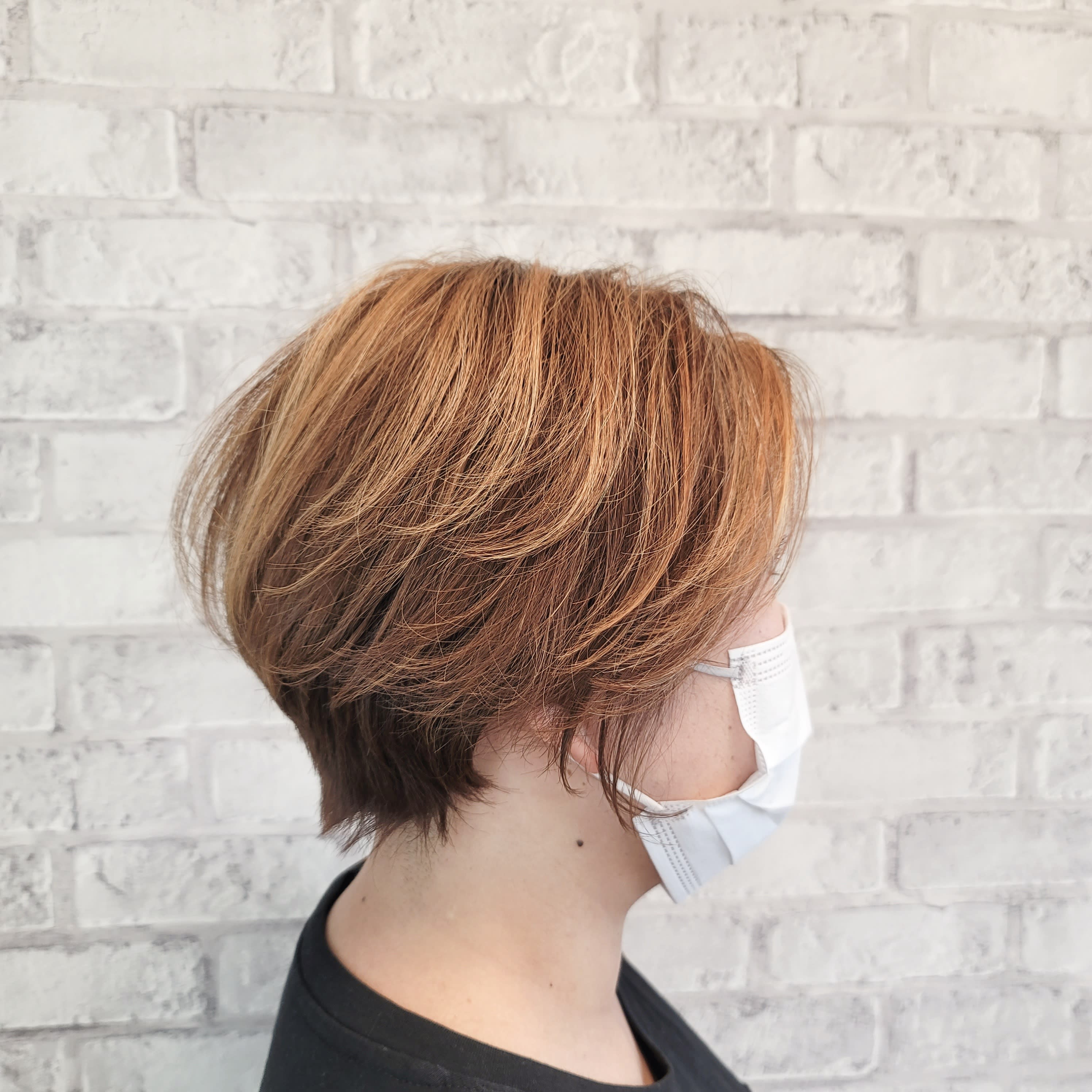 APPLE 真菅店【アップルマスガテン】のスタイル紹介。抜け感ショート