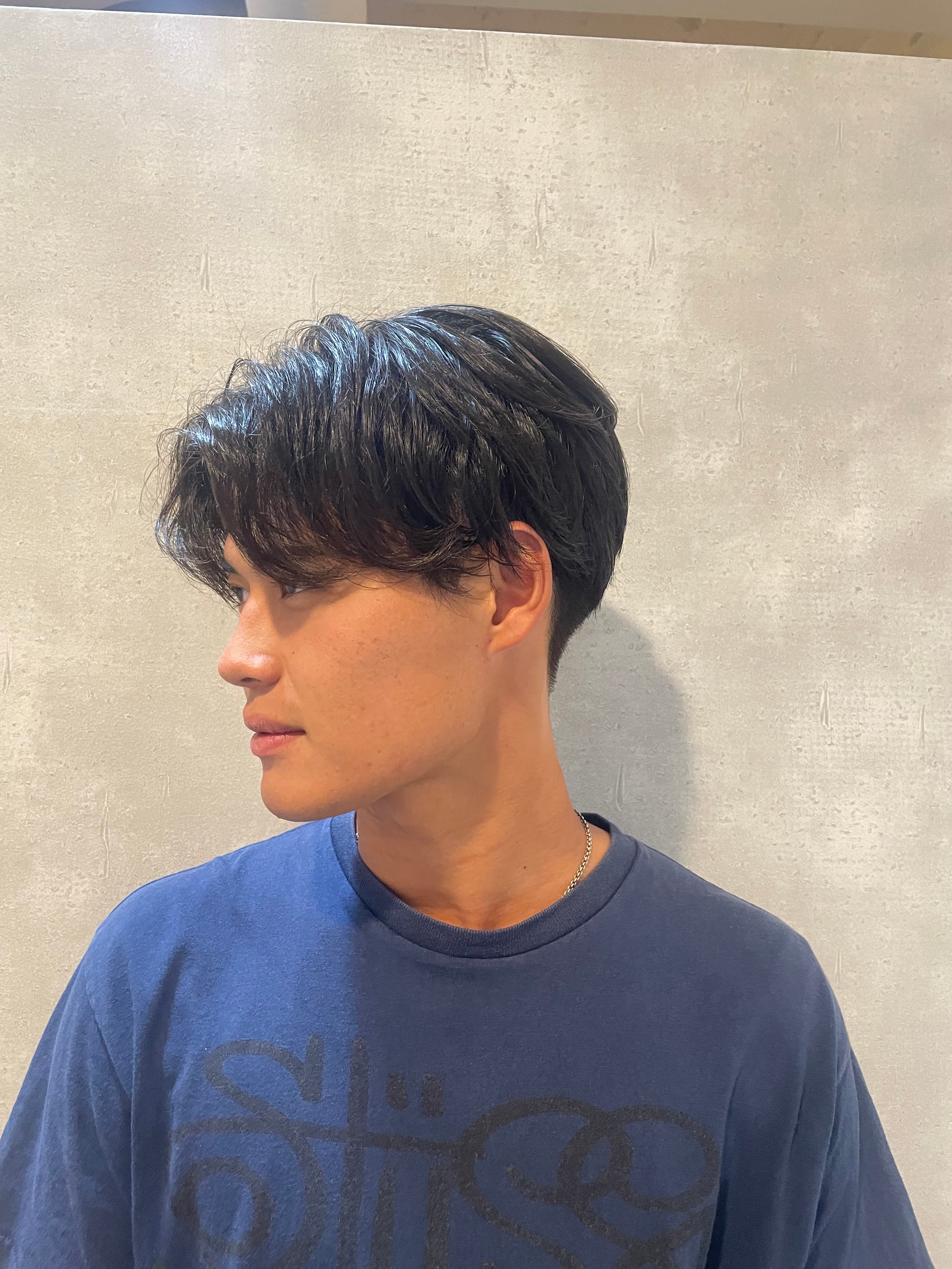 【シェアサロン】Men's salon REIR【メンズサロンルレイル】のスタイル紹介。大人ナチュラルセンターパート