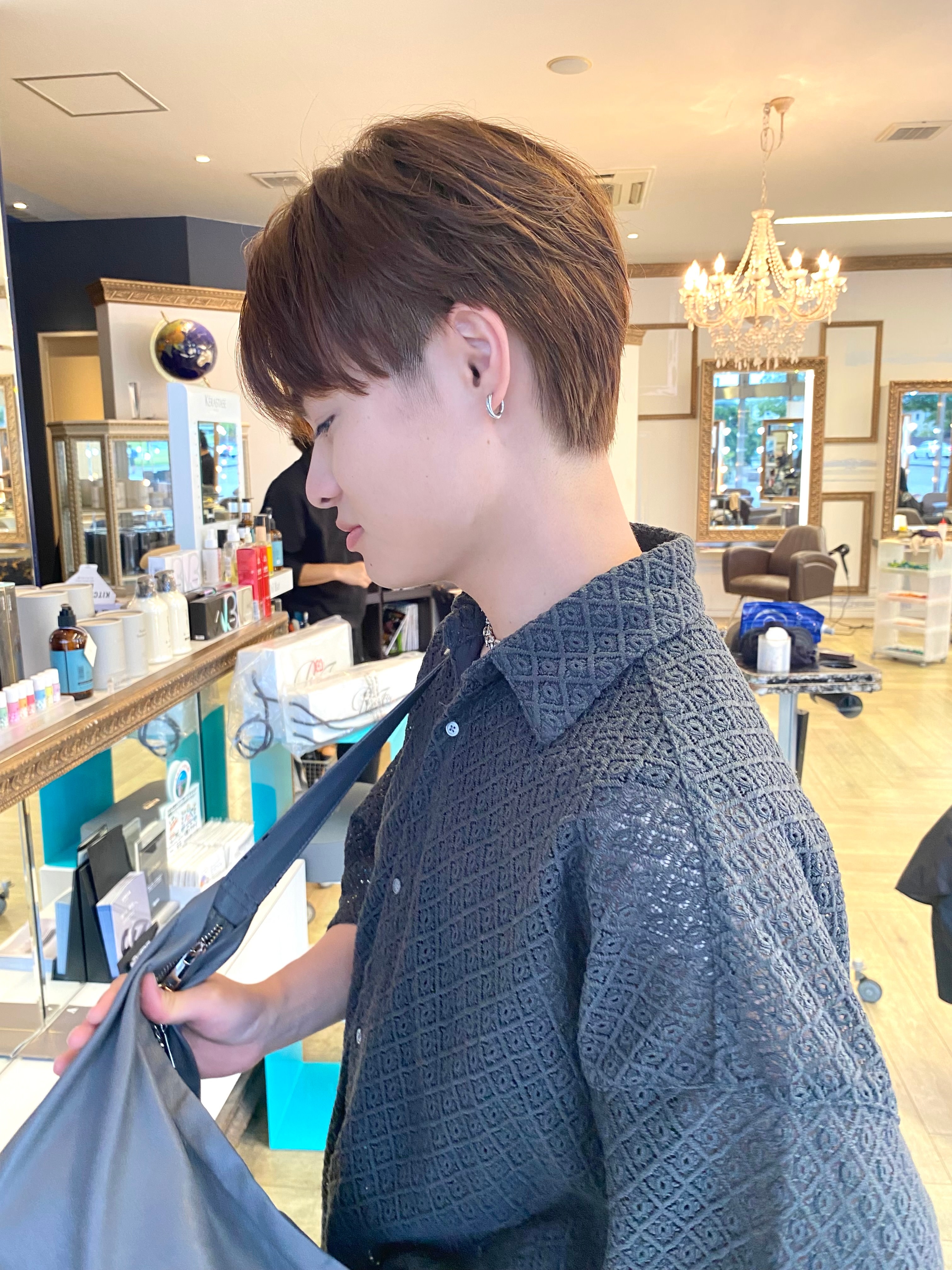 COIFF1RST 大分【コワファーストオオイタ】のスタイル紹介。韓国マッシュ/ライトブラウン