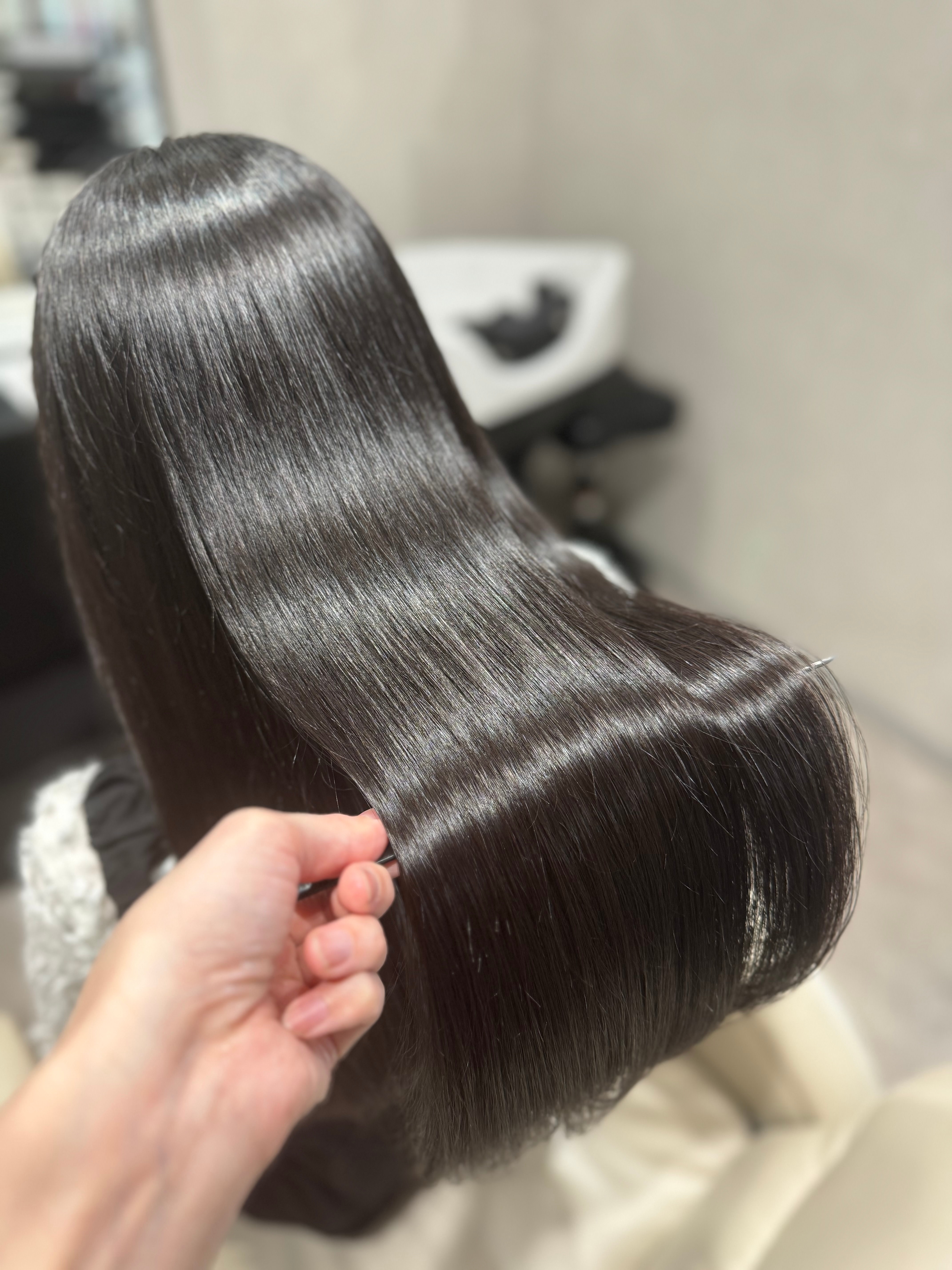 Mint leaf 髪質改善トリートメント&ヘッドスパ特化サロン 田中店【ミントリーフ】【ミントリーフカミシツカイゼントリートメントアンドヘッドスパトッカサロンタナカテン】のスタイル紹介。ヘアエステ