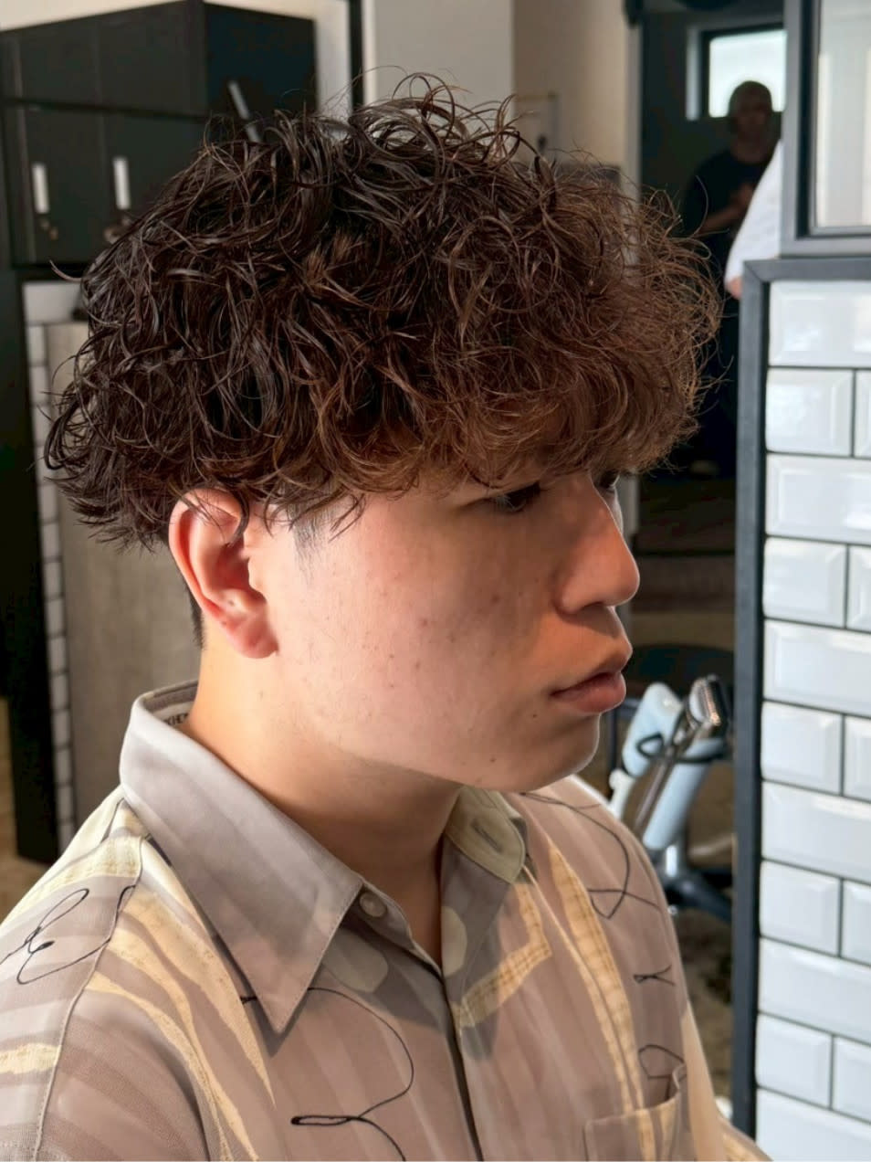 MEN'S SALON SOLEIL by alfRed【メンズサロンソレイユ バイアルフレッド】のスタイル紹介。波巻きスパイラルパーマ　プードルパーマ　外国人風パーマ　