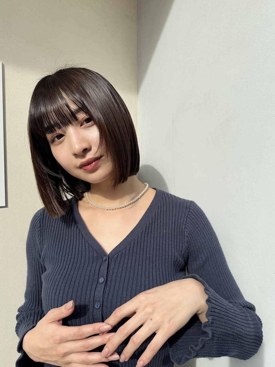 ARiA TWiN by ECLART【アリアツインバイエクラート】のスタイル紹介。切りっぱなしボブ[髪質改善縮毛矯正]