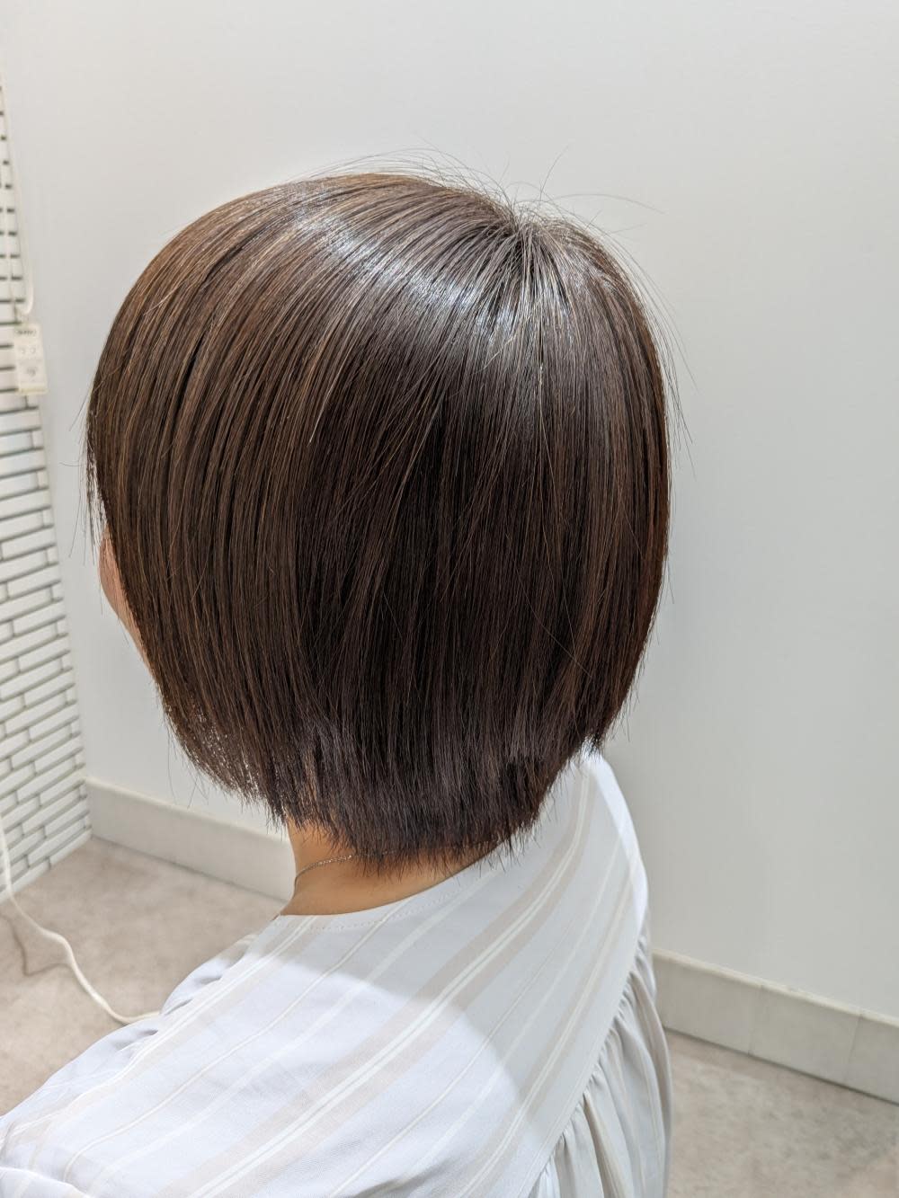 半個室型美容室 Sourire 小倉店【ハンコシツガタビヨウシツ スーリール コクラテン】のスタイル紹介。まとまるショートヘア