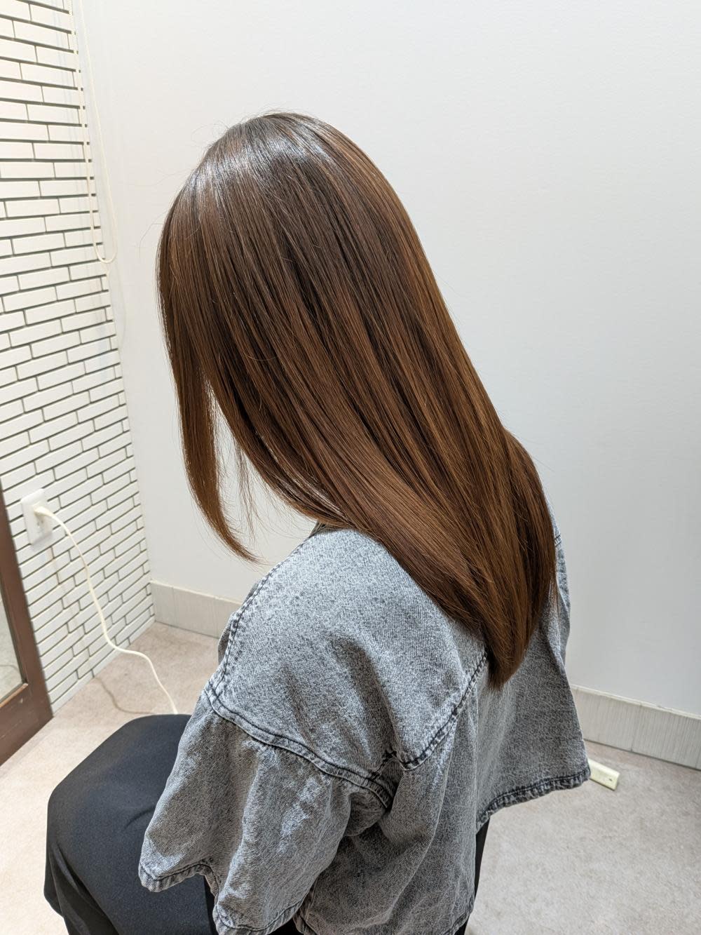 半個室型美容室 Sourire 小倉店【ハンコシツガタビヨウシツ スーリール コクラテン】のスタイル紹介。癖が強くなくてもご相談ください♪髪質改善縮毛矯正