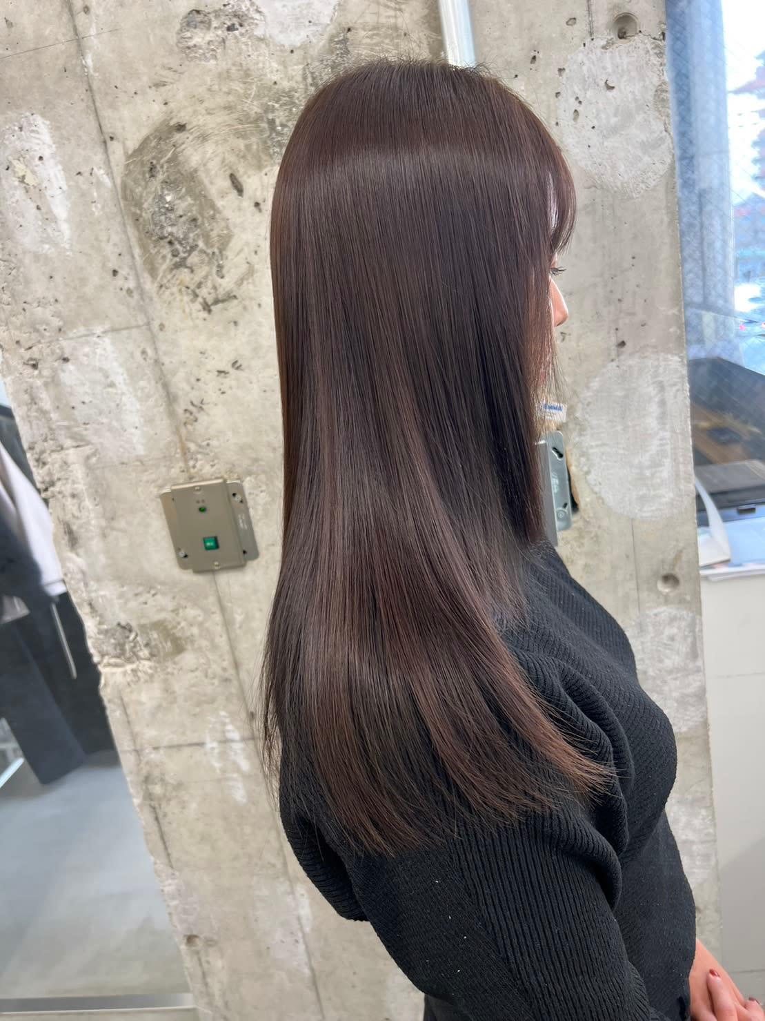 全席個室【髪質改善×ヘアケア特化型サロン】newi京都四条烏丸【ゼンセキコシツ カミシツカイゼンヘアケアトッカガタサロン ネウィ キョウトシジョウカラスマ】のスタイル紹介。◆酸性ストレート/ブラウンベージュ/髪質改善/TOKIO