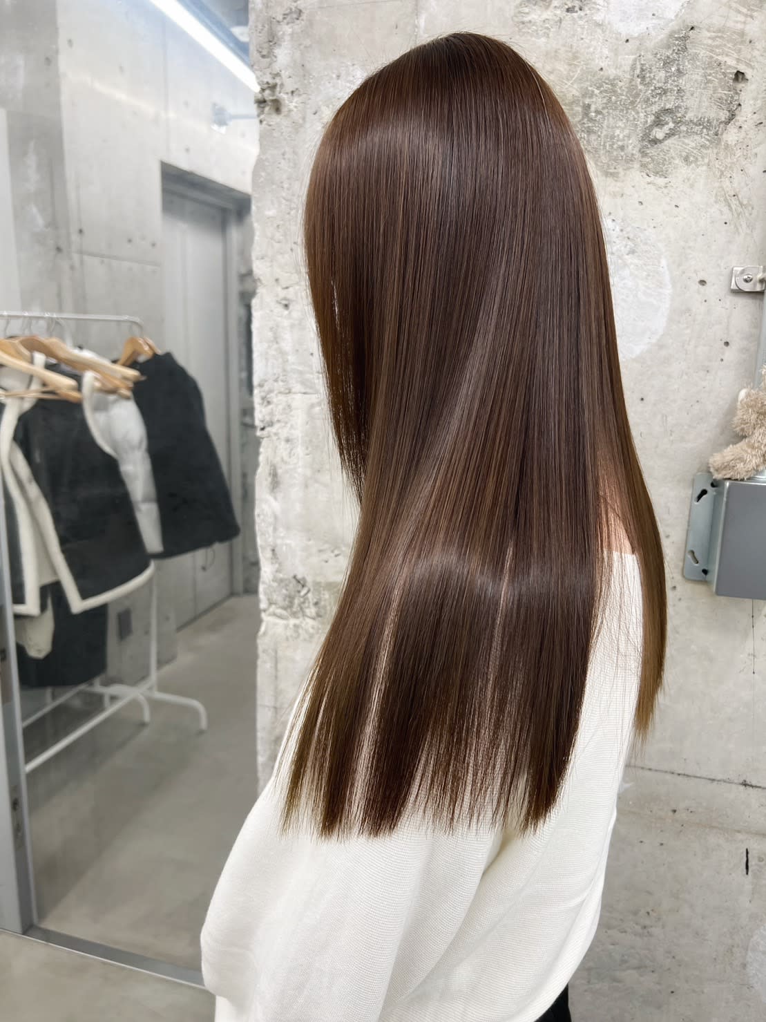 全席個室【髪質改善×ヘアケア特化型サロン】newi京都四条烏丸【ゼンセキコシツ カミシツカイゼンヘアケアトッカガタサロン ネウィ キョウトシジョウカラスマ】のスタイル紹介。◆リンゴ幹トリートメント/髪質改善/ストレート/美髪/ツヤ髪