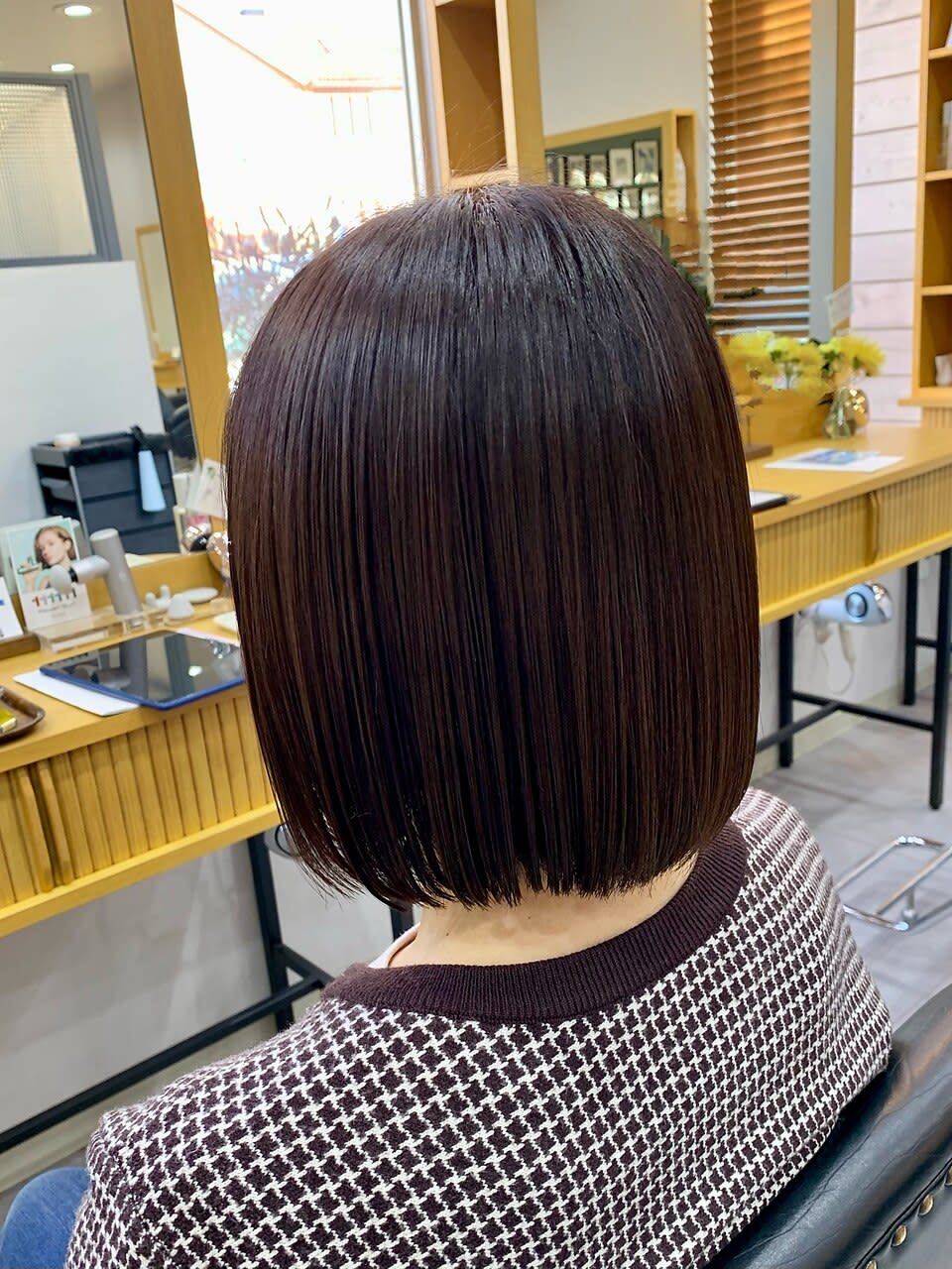 lei marichi ray【マリーチ レイ】のスタイル紹介。顎ラインボブ