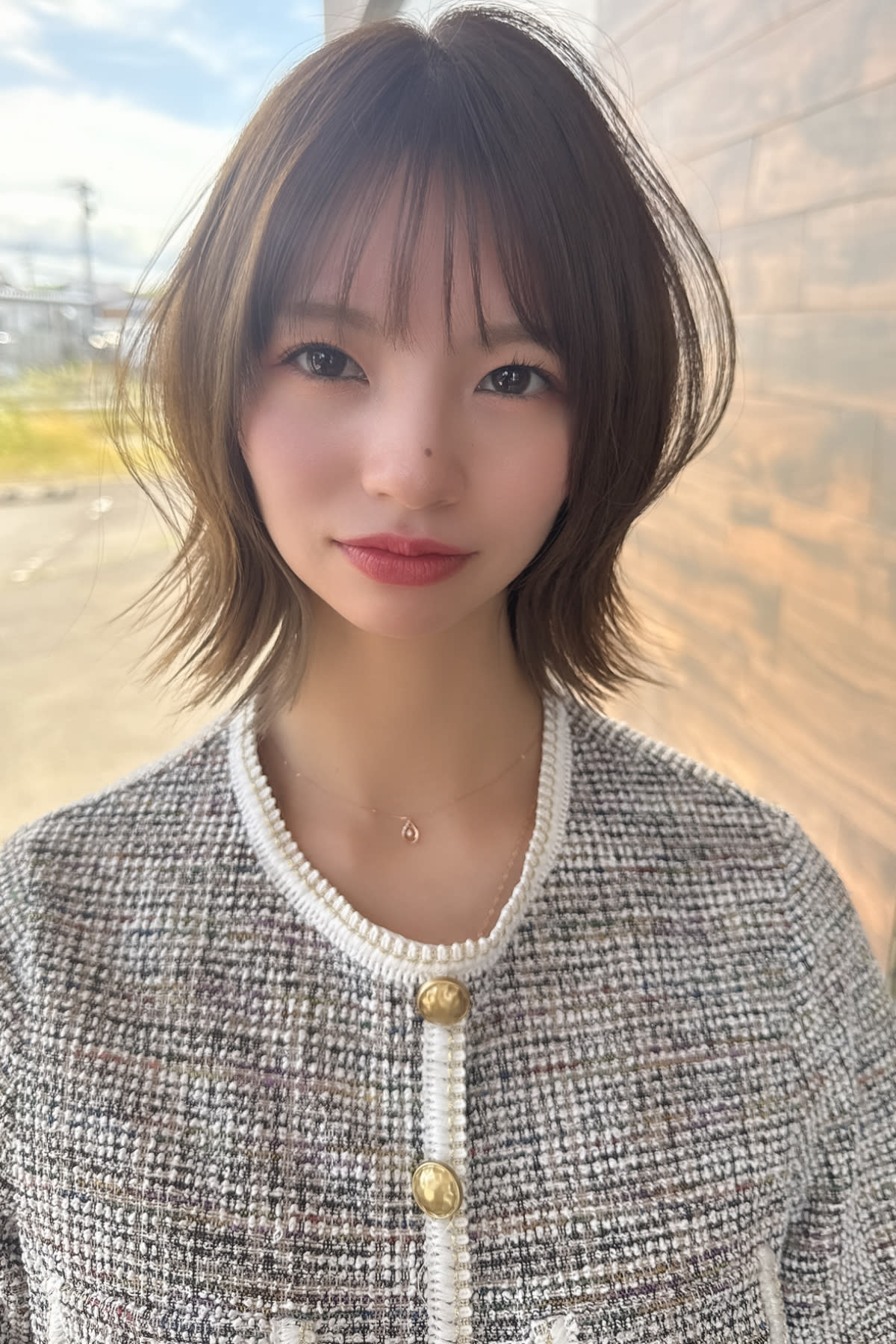 Cuon【クオン】のスタイル紹介。ミディアム×外ハネレイヤー