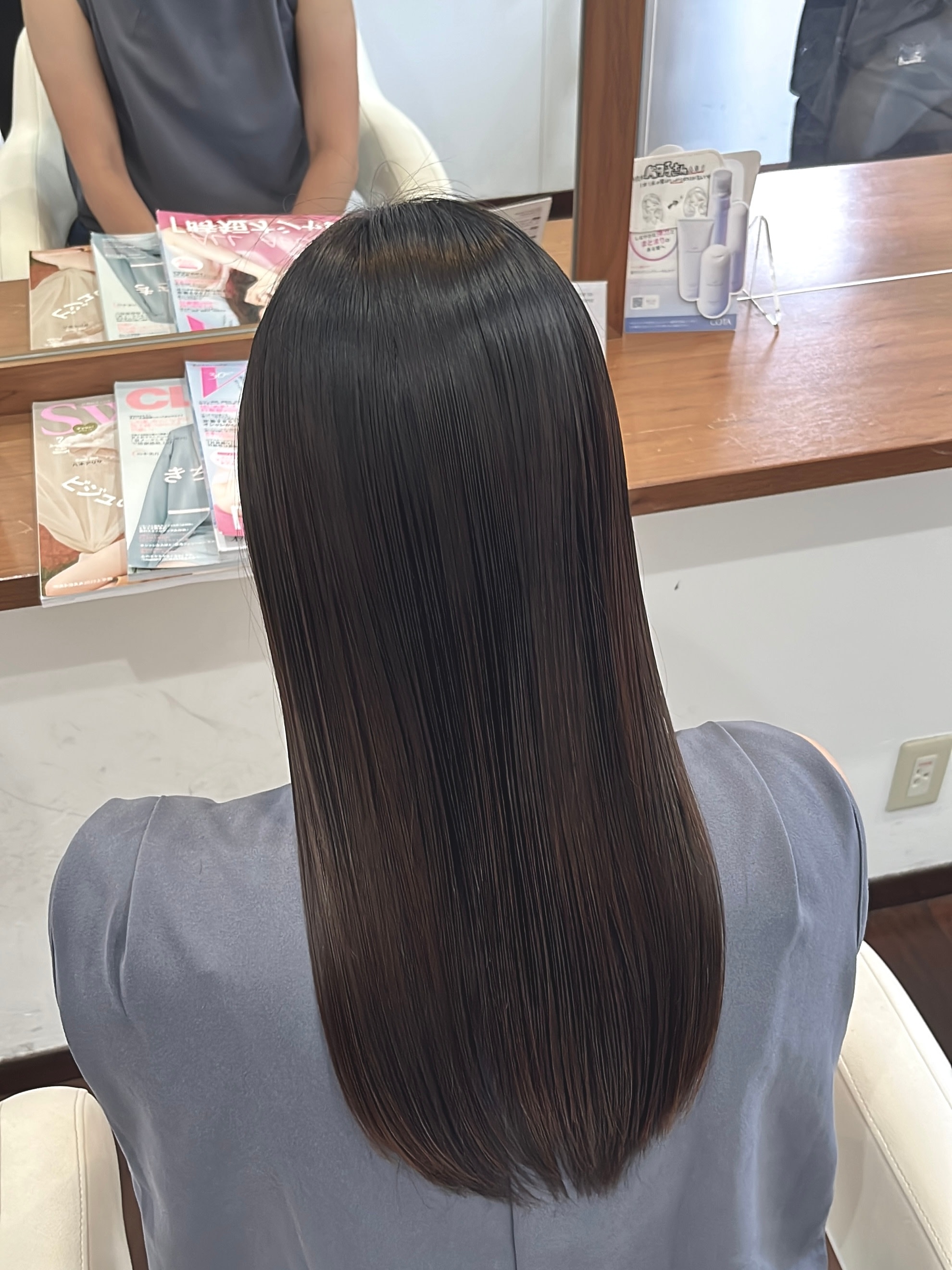 Haute Couture Rencontrer 西京極店【オートクチュール ランコントレ ニシキョウゴクテン】のスタイル紹介。髪質改善ストレート(縮毛矯正)