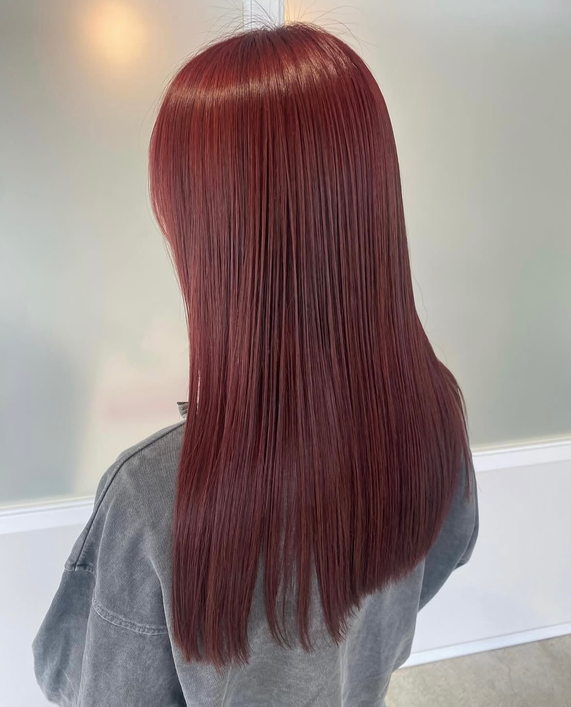 サキュウ hair by velica【サキュウヘアーバイヴェリカ】のスタイル紹介。− cherry red −