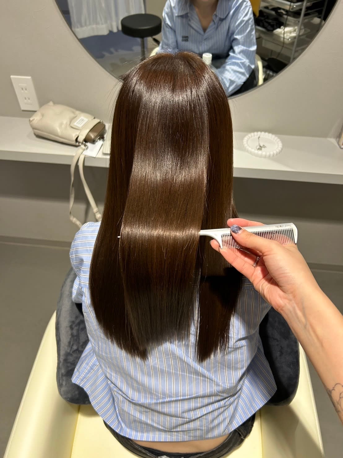 RELACE四日市 縮毛矯正/髪質改善/レイヤー/メンズカット【リレイスヨッカイチ コシツガタサロン】のスタイル紹介。RELACE四日市 個室型サロン【リレイス】×スタイル