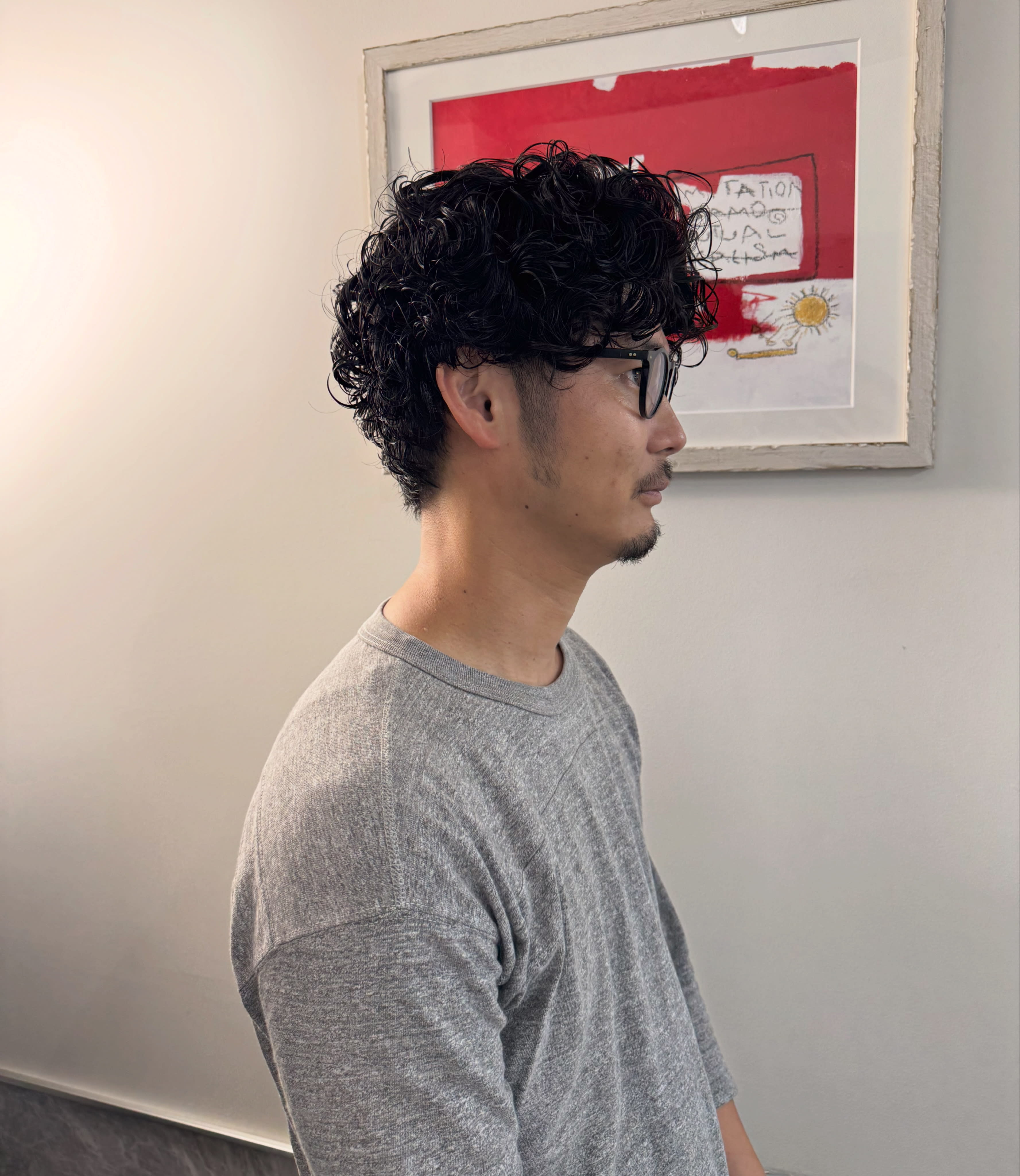 Afinar新宿【アフィナーシンジュク】のスタイル紹介。メンズスパイラルパーマ