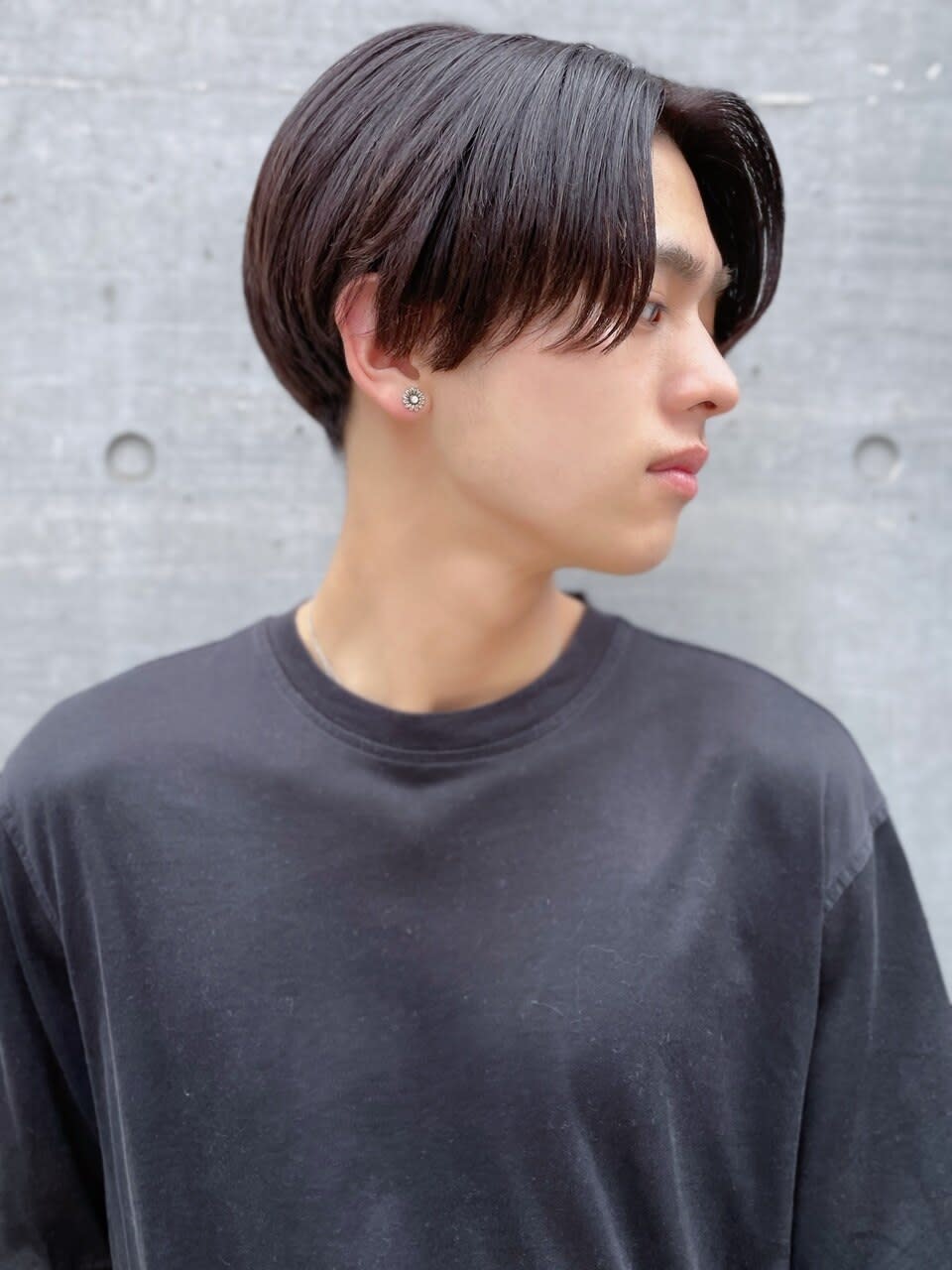 HONEY-shibuya-【ハニー シブヤ】【ハニーシブヤ】のスタイル紹介。ナチュラルセンターパートショート/ネープレスツーブロック