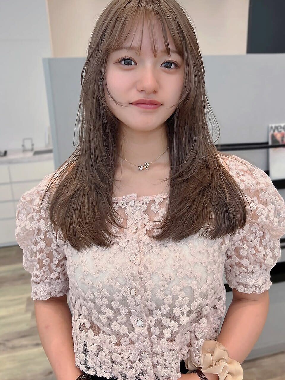 K-two あべのキューズモール店【ケーツー】【ケーツーアベノキューズモールテン】のスタイル紹介。レイヤーカット*顔周りカット*フェイスレイヤー*ベージュカラ