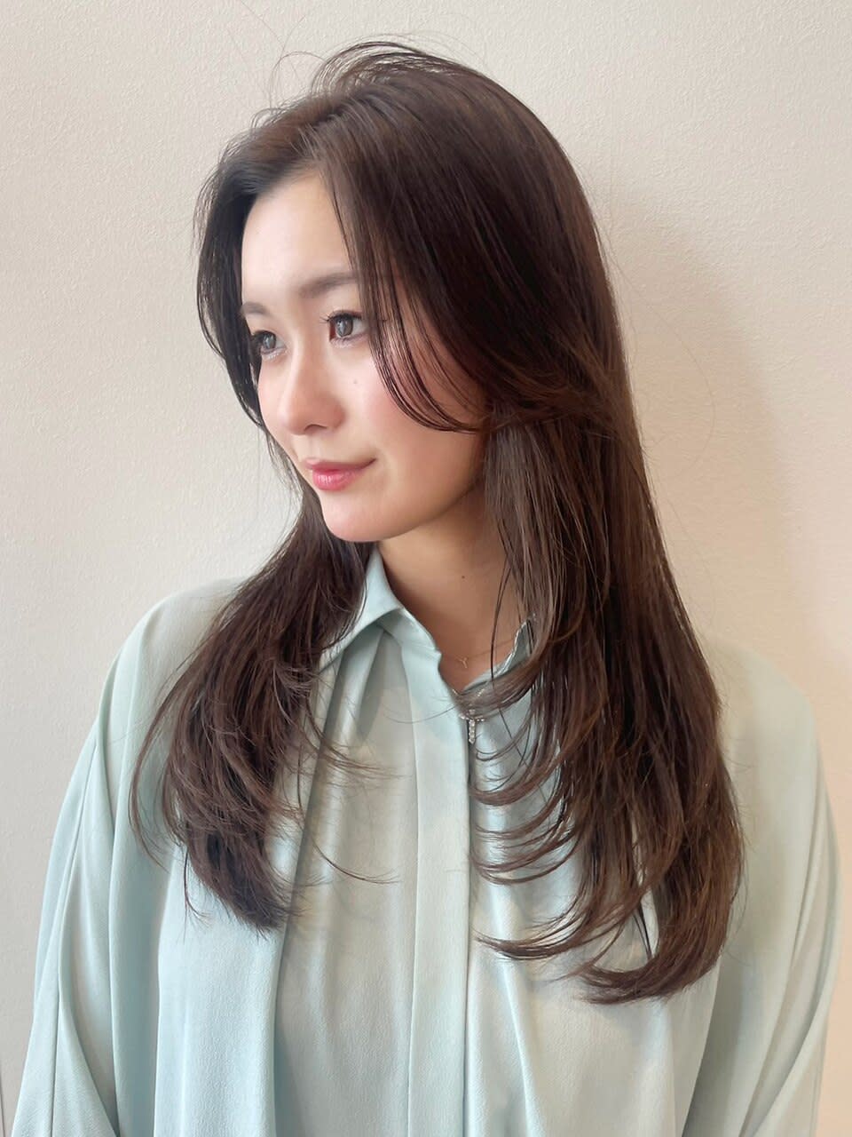 K-two あべのキューズモール店【ケーツー】【ケーツーアベノキューズモールテン】のスタイル紹介。レイヤーカット*顔周りレイヤー*ロング*髪質改善トリートメン