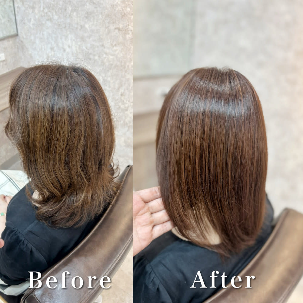 F.U.N 竹ノ塚店【ファン】【ファン タケノツカテン】のスタイル紹介。白髪ぼかし(髪質改善)白髪キレイにマイナス10歳