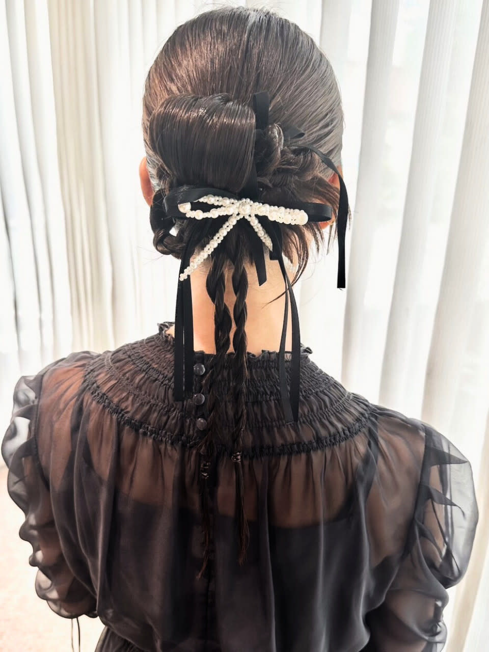 岡山髪質改善美容室 hair studio Chao by MICHI 【ヘアースタジオチャオ】【オカヤマカミシツカイゼンビヨウシツヘアースタジオチャオバイミチ】のスタイル紹介。【ChaoMICHI yu-ka】ヘアセット お呼ばれヘア 