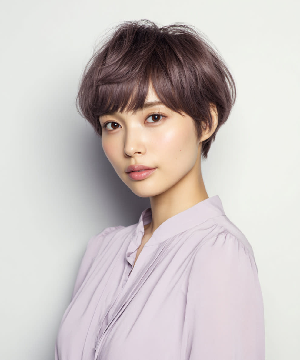m2 Hair Design【エムツーヘアデザイン】のスタイル紹介。ピクシーショートボブ
