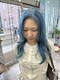 hair terrace M 奈良店【ヘアーテラスエム ナラテン】のスタイル紹介。ブルーカラー