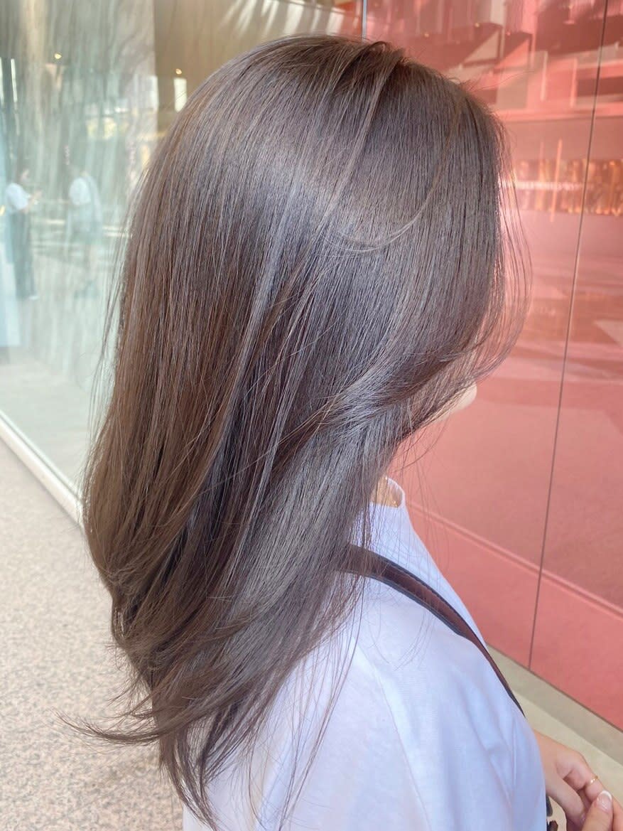 corso  k-two  梅田 茶屋町【コルソ ケーツー】のスタイル紹介。透明感ベージュカラー*ブリーチなしカラー*白髪染めOK*髪質