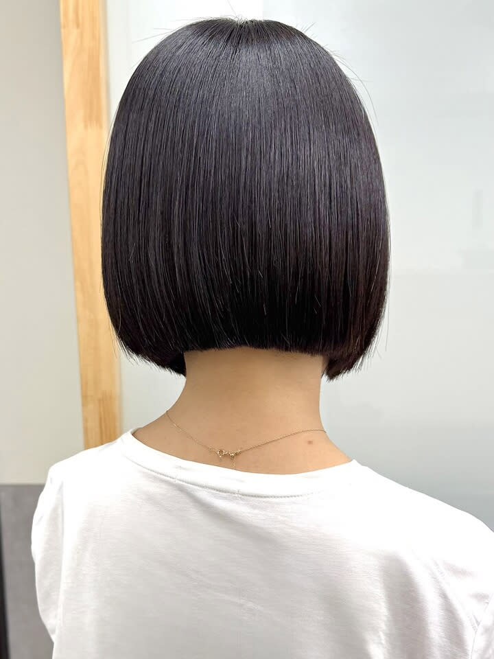 K-two 谷町【ケーツー タニマチ】【ケーツー タニマチ】のスタイル紹介。ミニボブ*大人ボブ*切りっぱなしボブ*髪質改善*黒髪