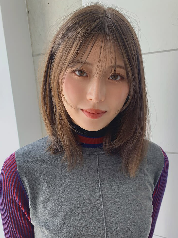 K-two 谷町【ケーツー タニマチ】【ケーツー タニマチ】のスタイル紹介。レイヤーボブ*フェイスレイヤー*ミディアムヘア*髪質改善