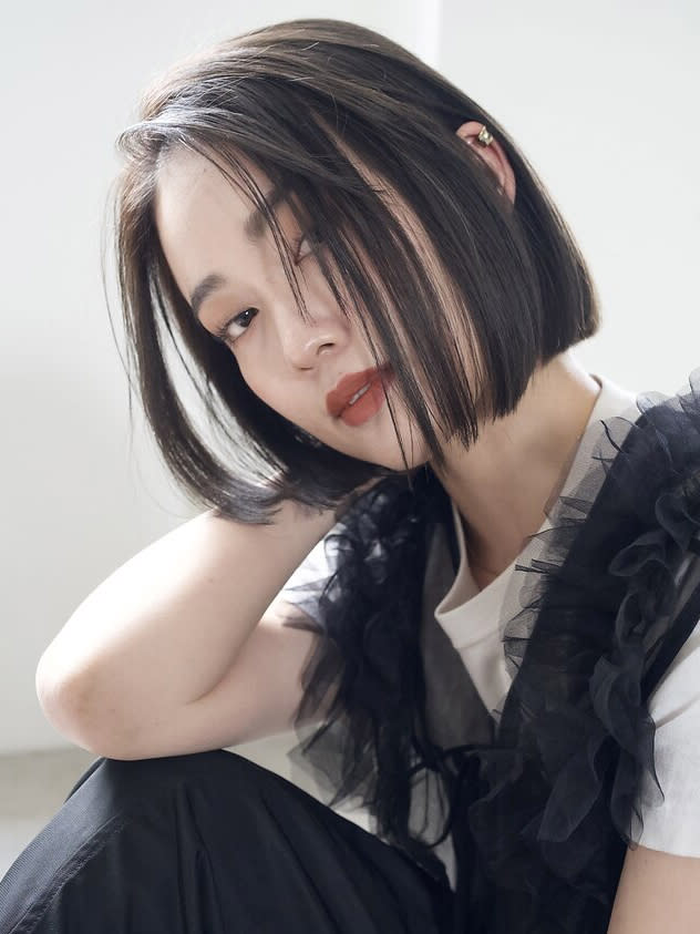 K-two 谷町【ケーツー タニマチ】【ケーツー タニマチ】のスタイル紹介。クラッシーボブ*切りっぱなしボブ*ミニボブ*前髪なしボブ