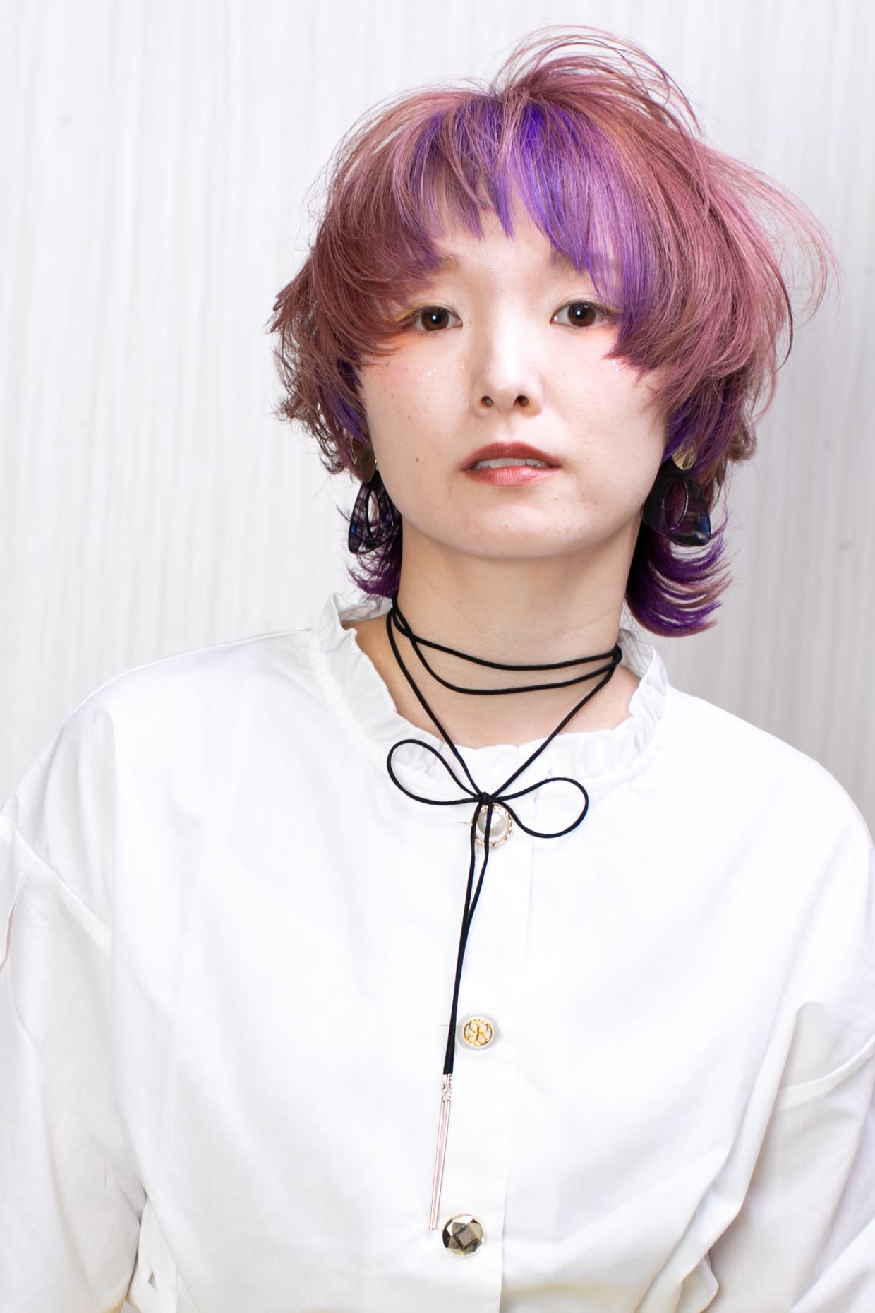 URBAN【アーバン】のスタイル紹介。インナーパープル×マッシュウルフ