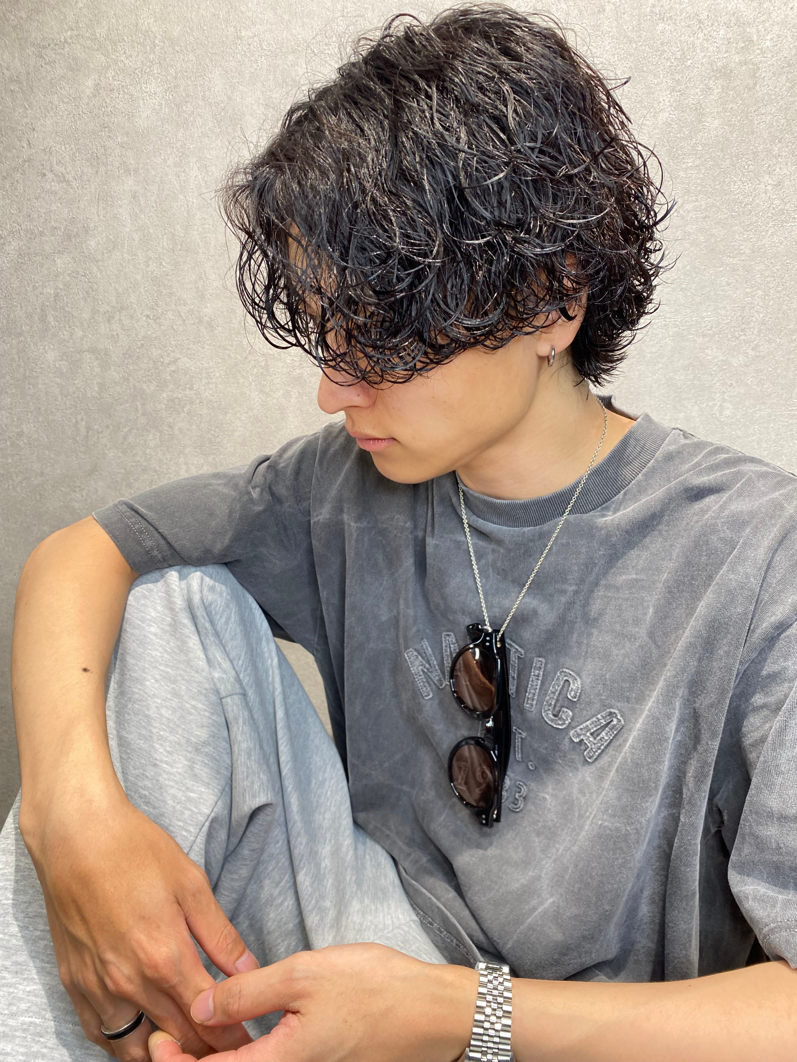 【静岡men's専門サロン】NEXT NEO【シズオカメンズセンモンサロン ネクスト ネオ】のスタイル紹介。【櫻田】サーフカール、波巻きスパイラル　メンズパーマ