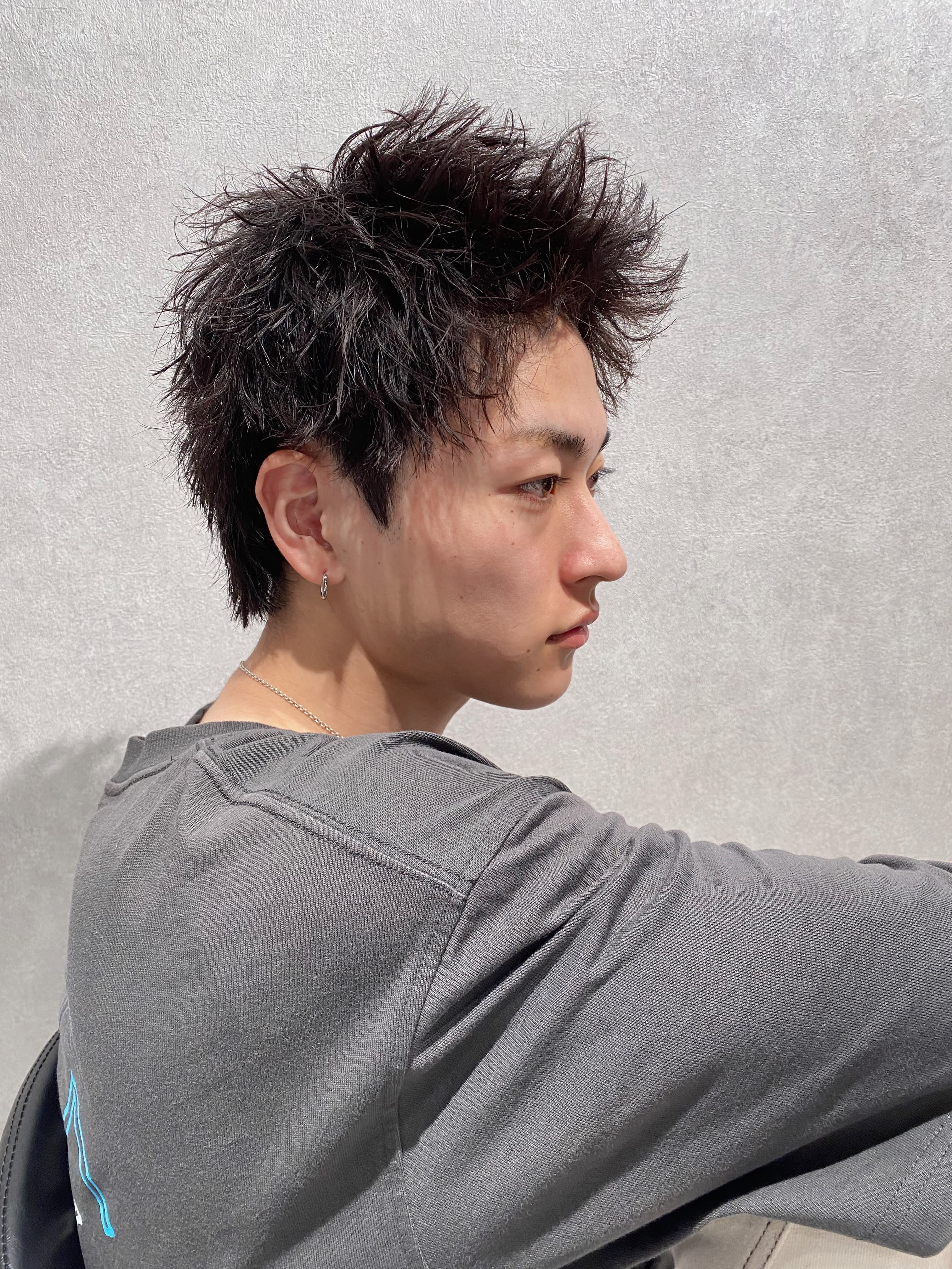 【静岡men's専門サロン】NEXT NEO【シズオカメンズセンモンサロン ネクスト ネオ】のスタイル紹介。【櫻田】スパイキーショート　短髪　メンズカット