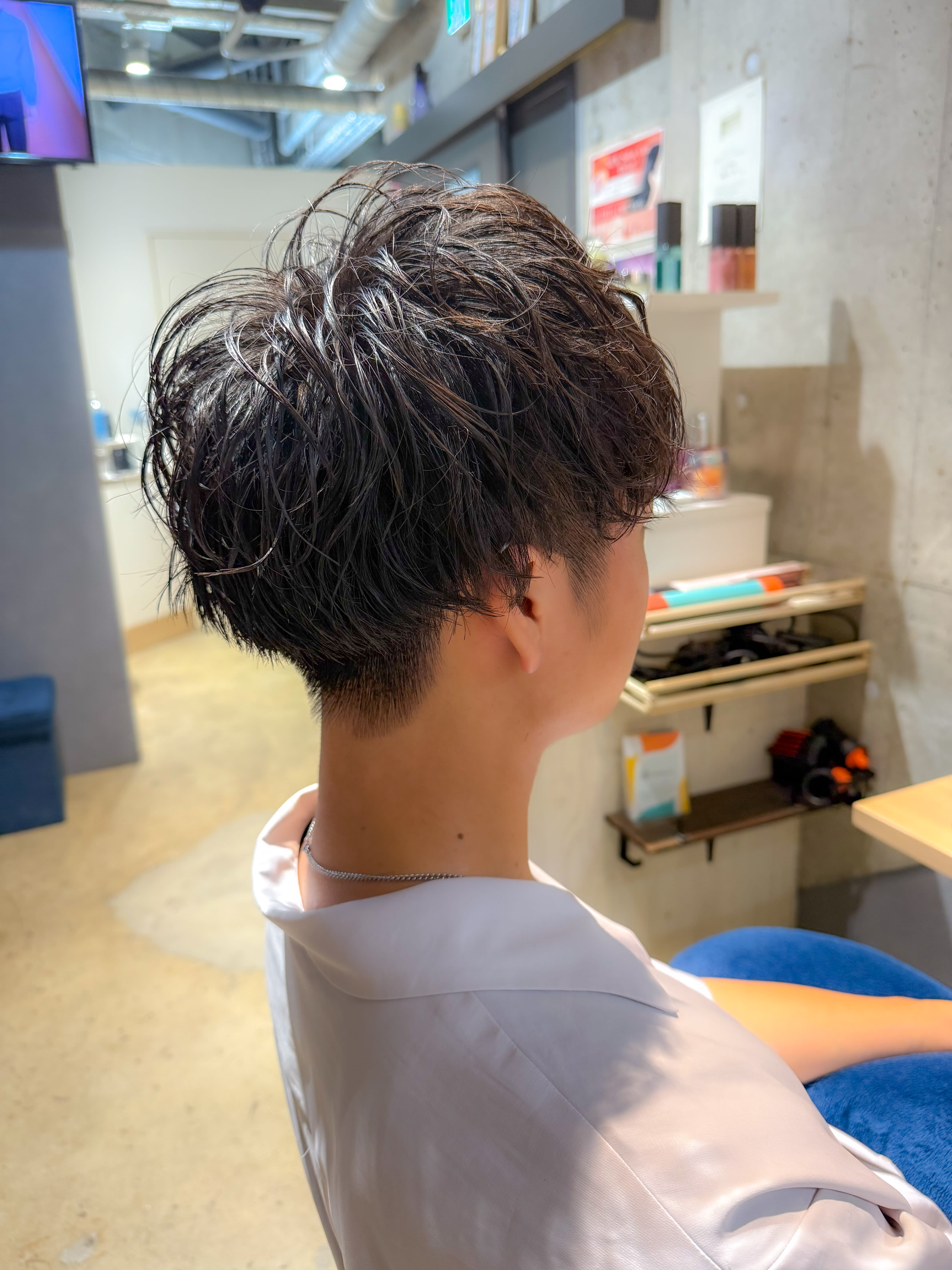 alco 三軒茶屋【アルコサンゲンジャヤ】のスタイル紹介。メンズ　ソフトスパイラルパーマ