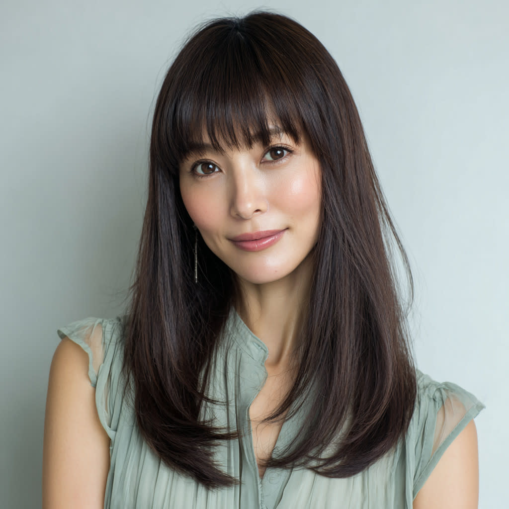 Hair Design Covo【ヘアーデザイン コーヴォ】のスタイル紹介。【オイルグロスカラー】ロングスタイル