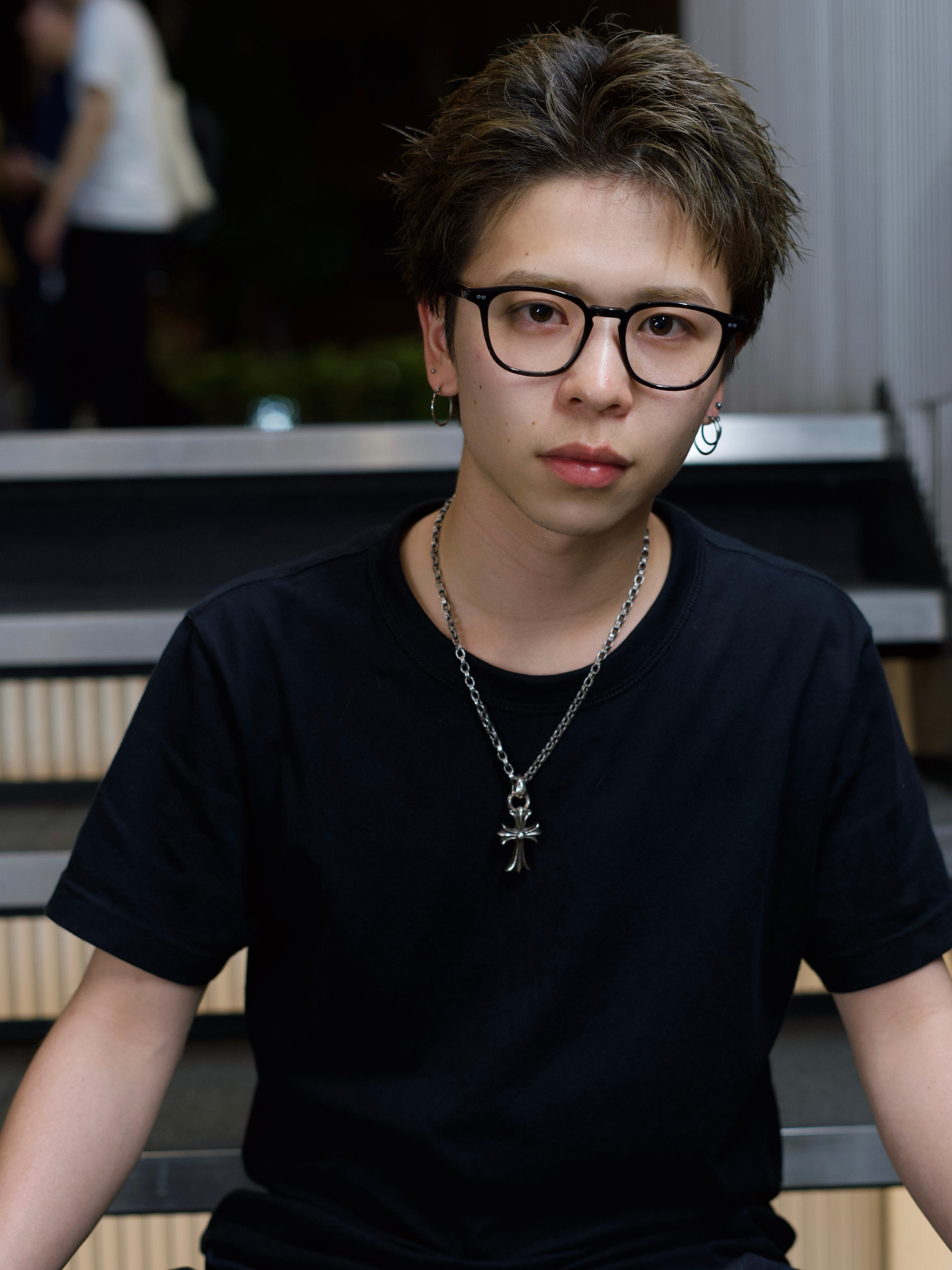 men's salon es.【メンズサロン エス】のスタイル紹介。メンズショート　アップバング