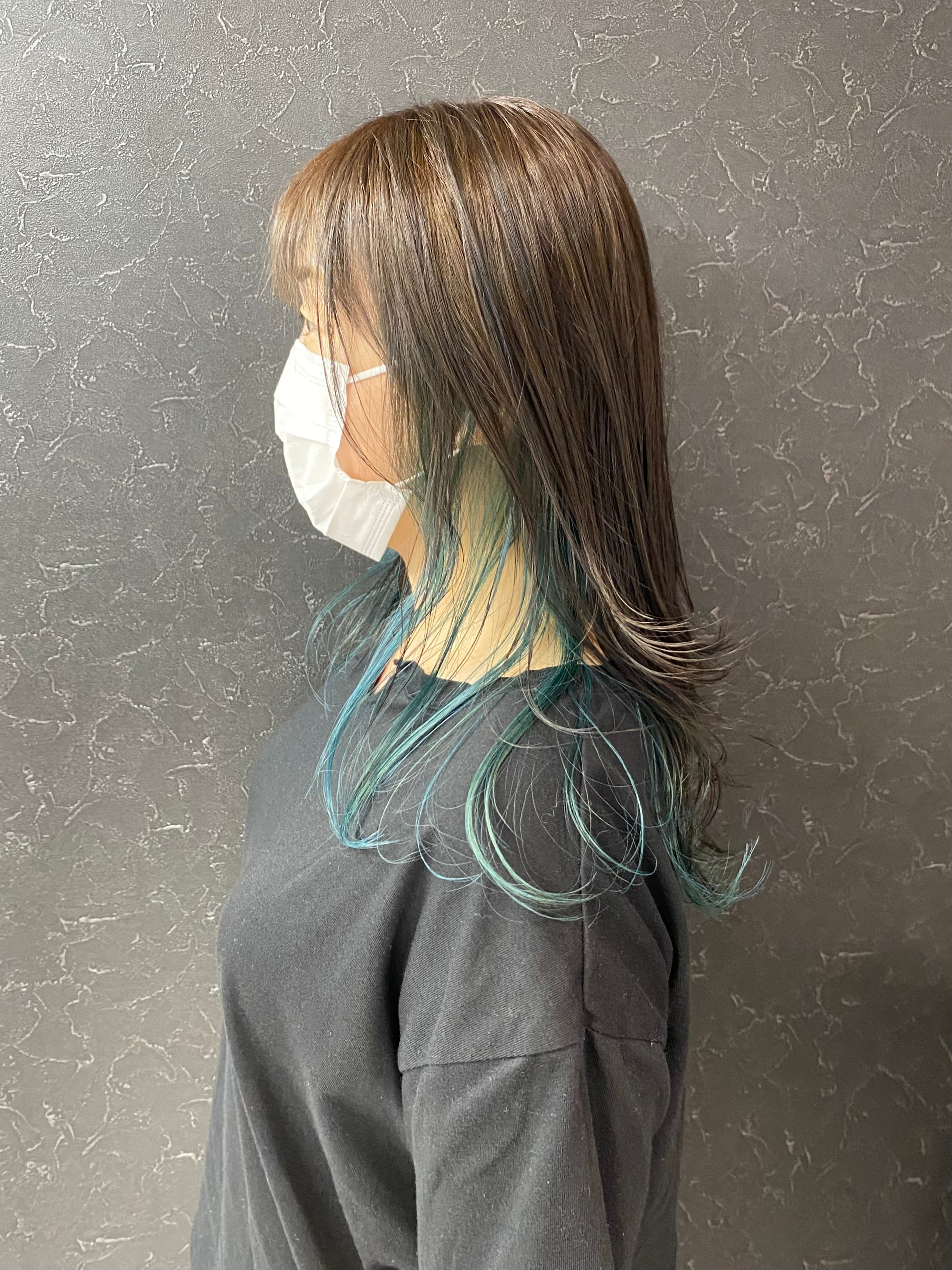 ambitious入間【アンビシャスイルマ】のスタイル紹介。☆大人気ブリーチイヤリング×ターコイズグリーン