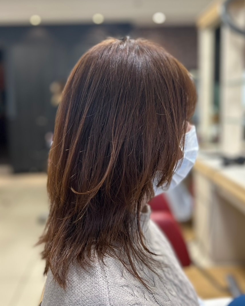 ヘアークリアー 春日部【ヘアークリアー カスカベ】のスタイル紹介。ミディアムウルフ