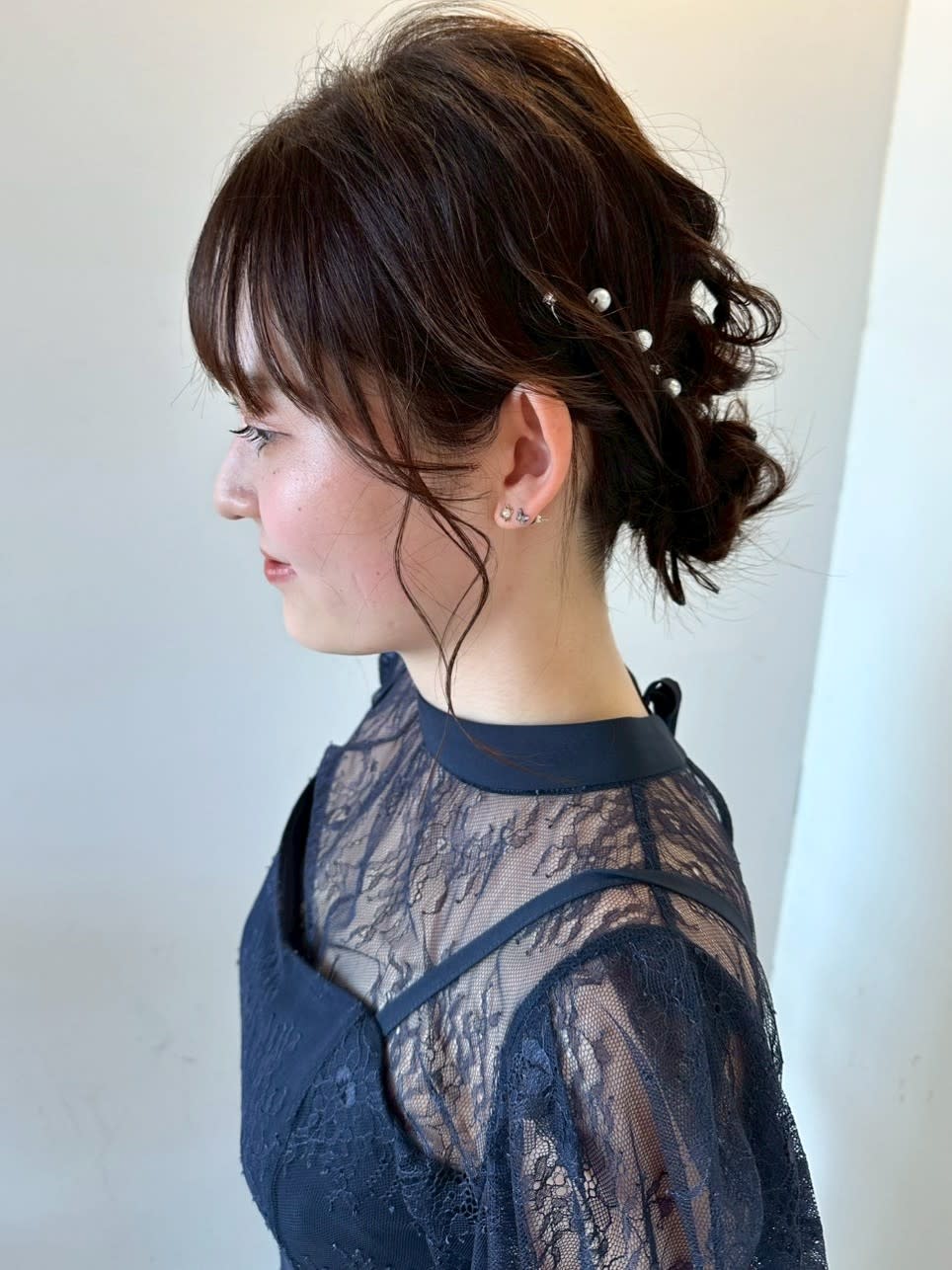 岡山髪質改善美容室 hair studio Chao by MICHI 【ヘアースタジオチャオ】【オカヤマカミシツカイゼンビヨウシツヘアースタジオチャオバイミチ】のスタイル紹介。【ChaoMICHI yu-ka】ヘアセット お呼ばれヘア 