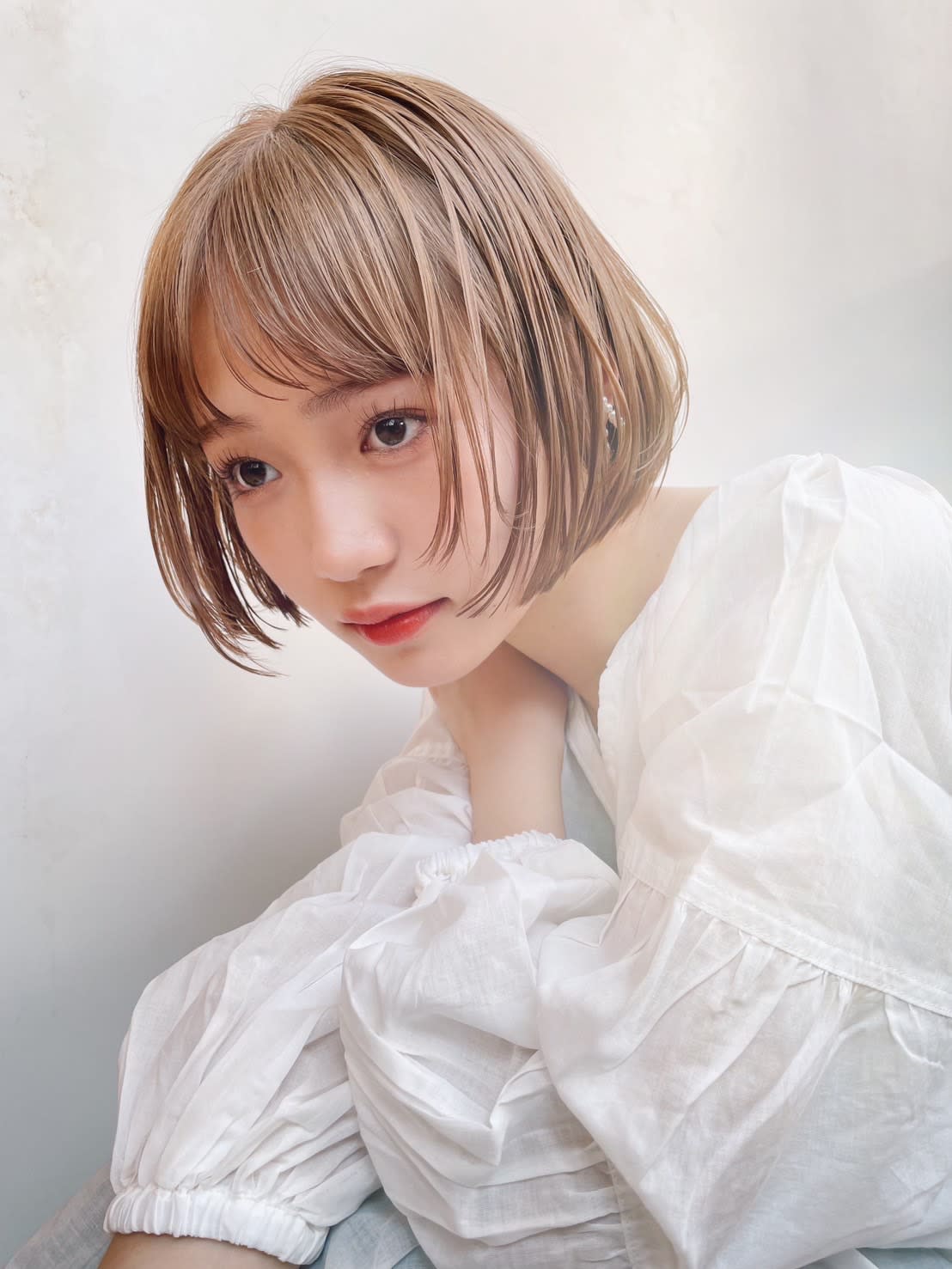 since 銀座 【シンス】【シンス】のスタイル紹介。since 銀座 【シンス】×ベージュカラーボブスタイル