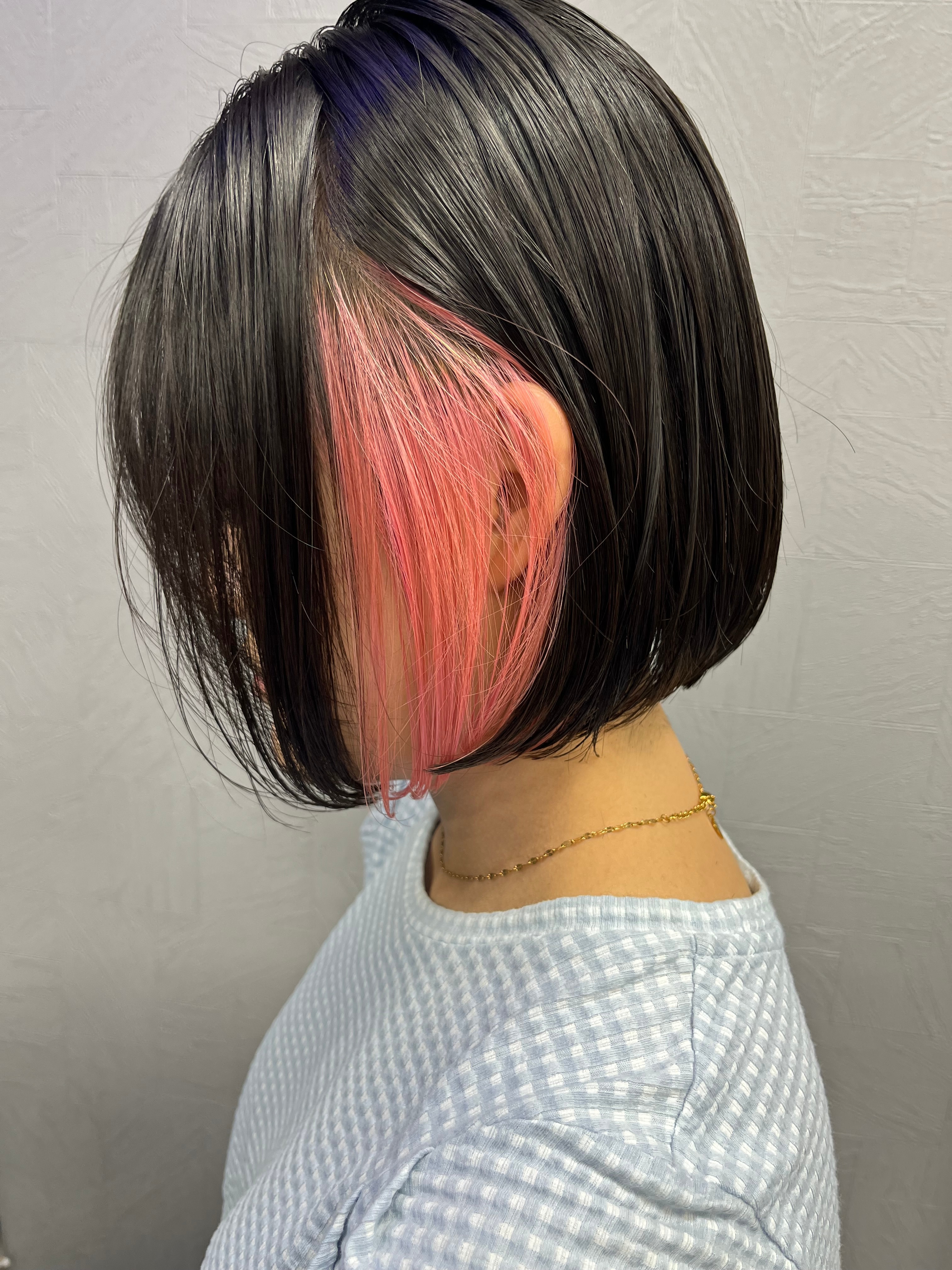 ambitious 本川越店【アンビシャス】【アンビシャス ホンカワゴエテン】のスタイル紹介。☆大人気ブリーチイヤリングカラー×ベビーピンク