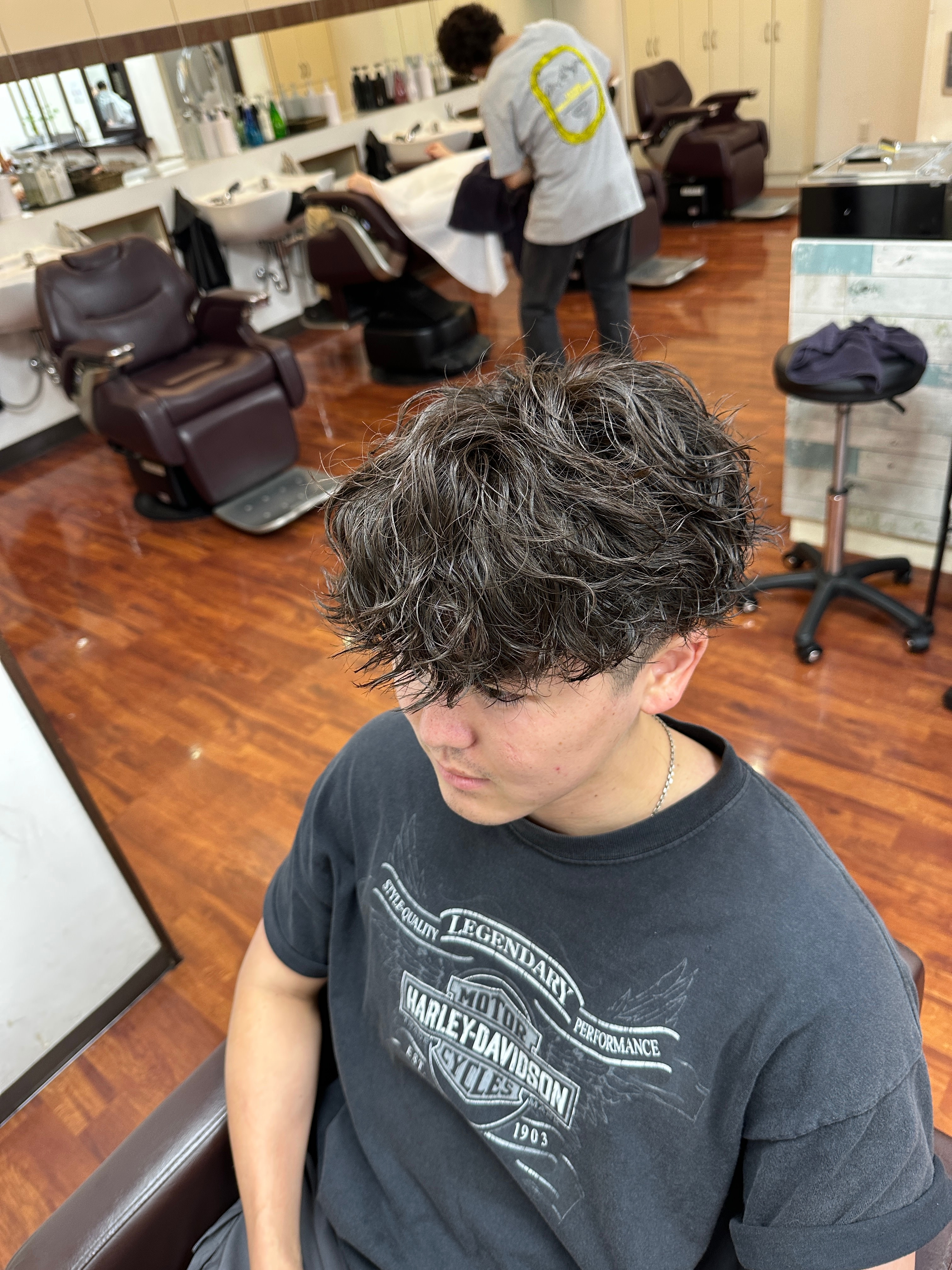 Hair Salon SKY【ヘアサロン スカイ】のスタイル紹介。シャドウパーマ