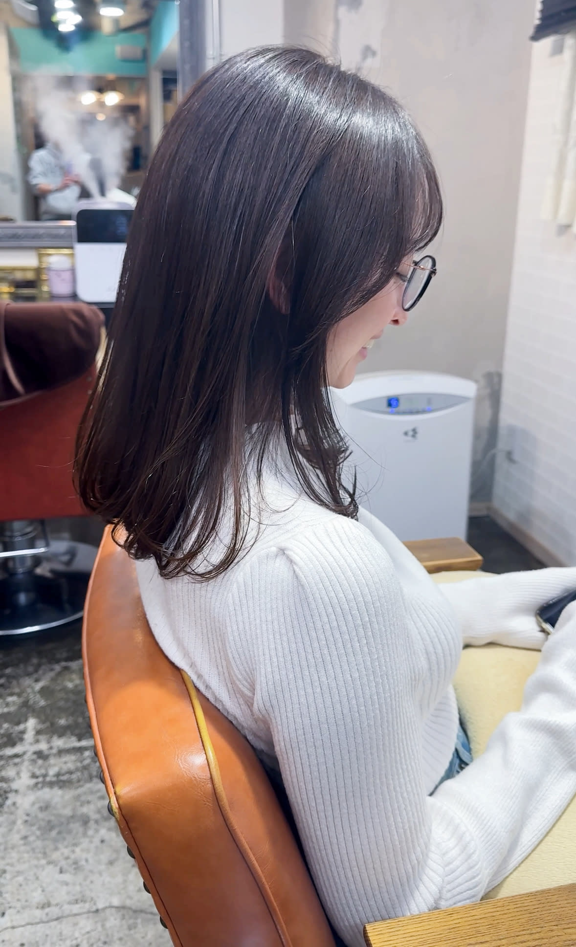 Chic髪質改善METEO(メテオ)取り扱いサロン【シック】【シックカミシツカイゼンメテオトリアツカイサロン】のスタイル紹介。ペールチョコファッションベージュ×メテオトリートメント☆彡