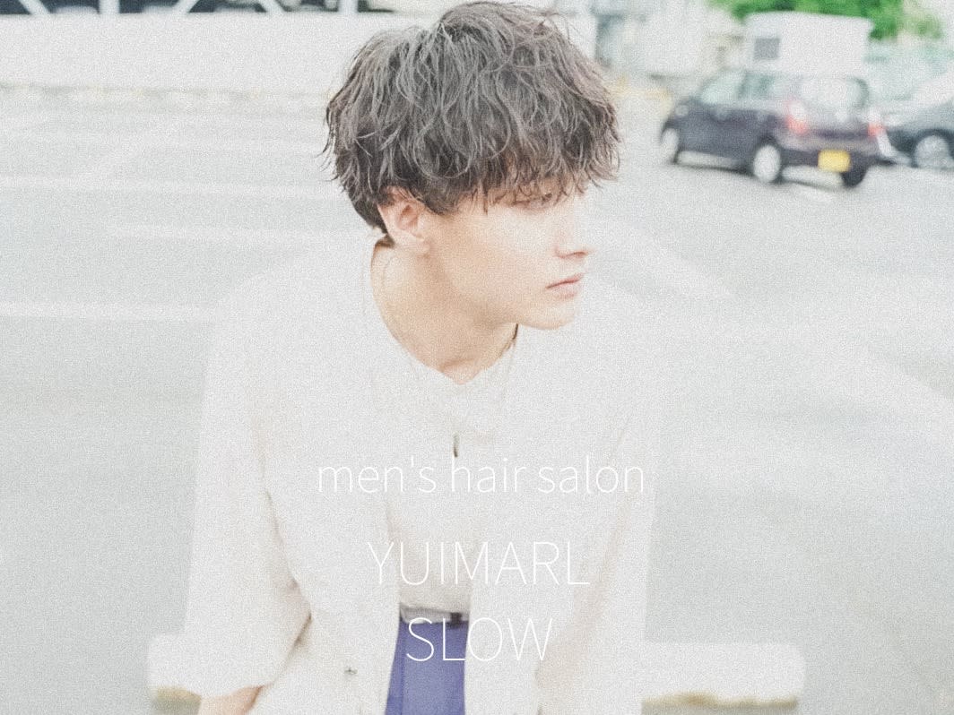 メンズヘアサロン YUIMARL SLOW 倉敷店 メンズパーマ×メンズブリーチ【ユイマァルスロウ クラシキテン】のスタイル紹介。メンズスタイル