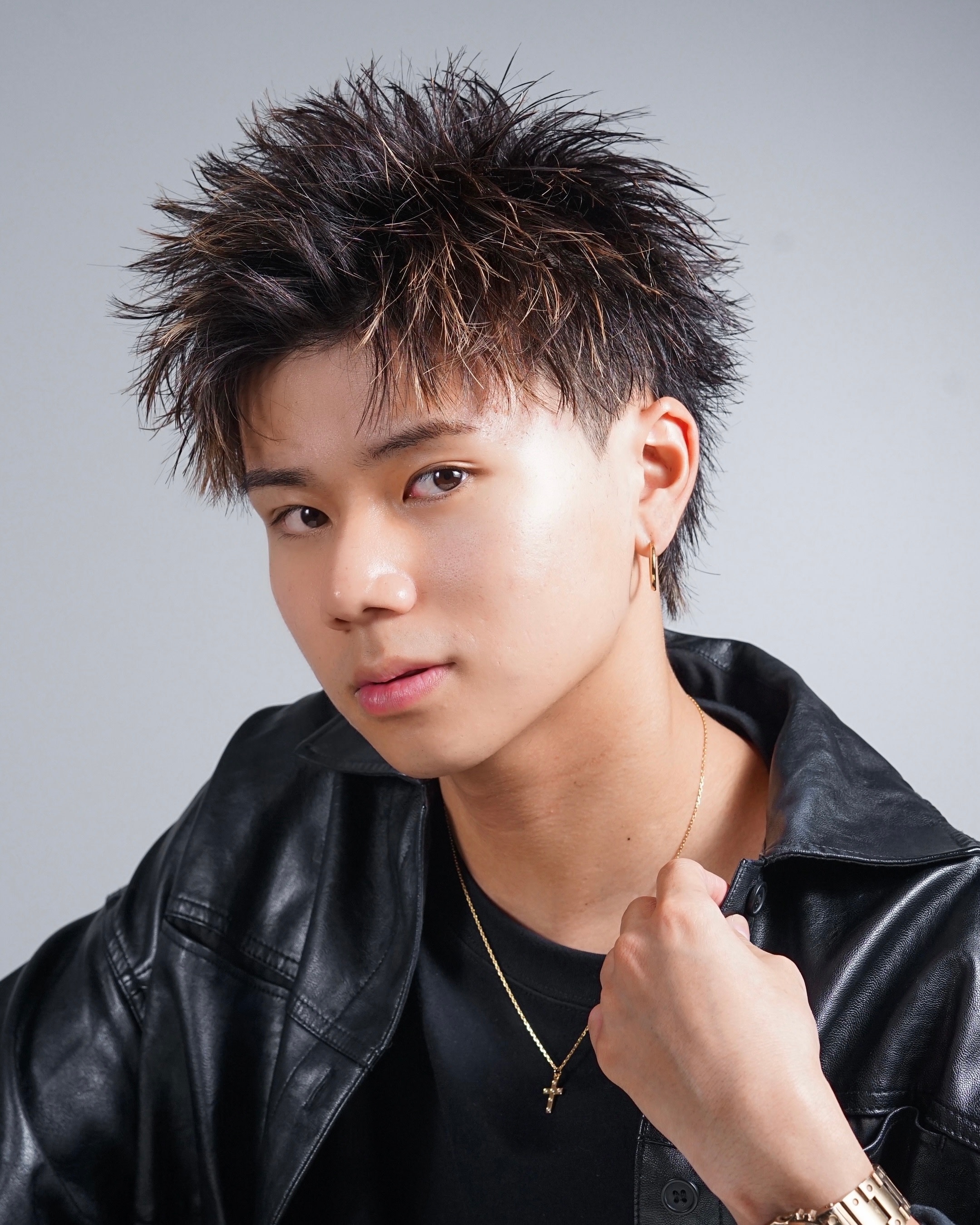 メンズヘア整形サロン GOALD 渋谷本店【メンズヘアセイケイサロン ゴールド シブヤホンテン】のスタイル紹介。スパイキーアップバング