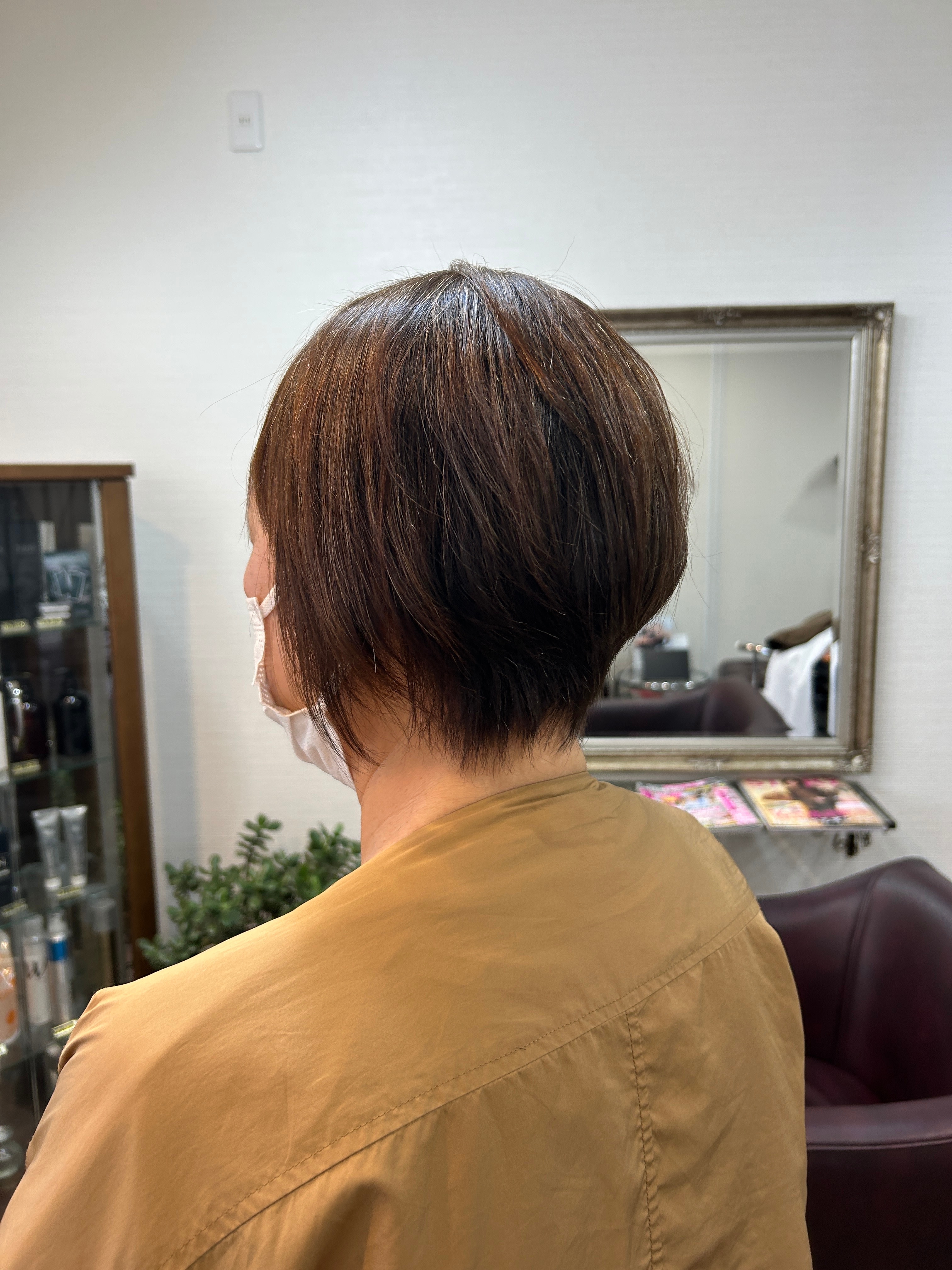 aroma hair【アロマ ヘアー】のスタイル紹介。ショートの縮毛矯正