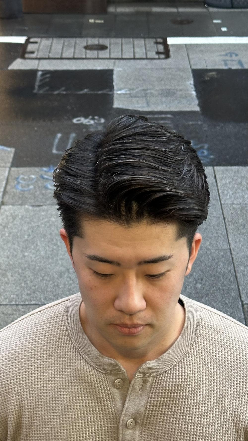 ドルクス日本橋【ドルクス ニホンバシ】のスタイル紹介。大人barberスタイル　ウェーブパーマ