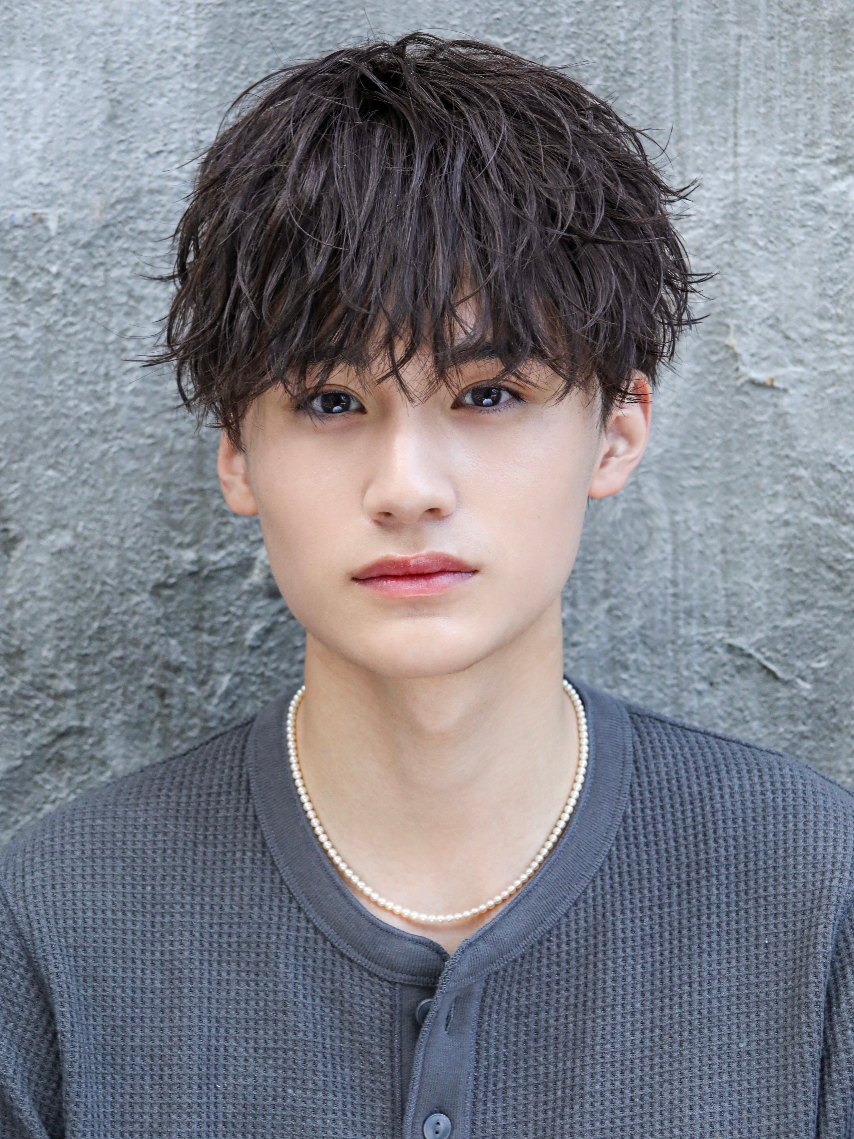 メンズヘア整形サロン GOALD 渋谷神南【メンズヘアセイケイサロン ゴールド シブヤジンナン】のスタイル紹介。縦落ちラウンドマッシュ