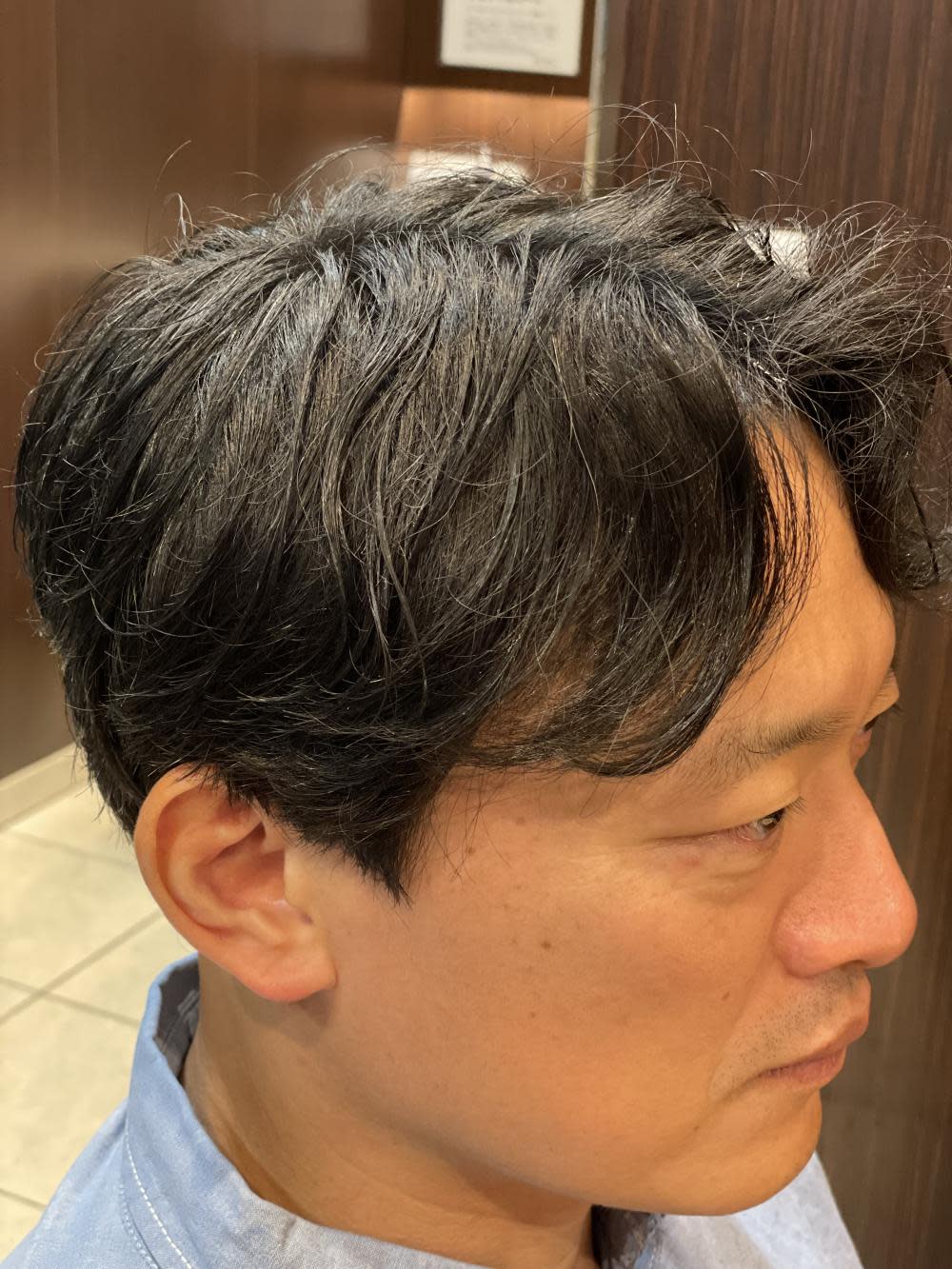 ヘアーモードキクチ 神田日銀通り店【ヘアーモードキクチ】のスタイル紹介。神田センターパート