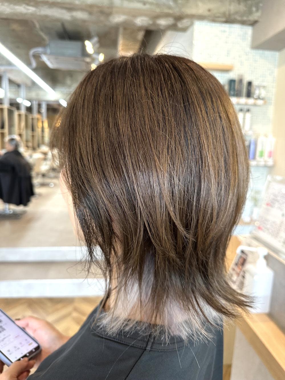 LOGOS 湖北本店【ロゴス コホクホンテン】のスタイル紹介。クラゲヘアー/小顔に見せるヘア/ココアベージュ/天王台